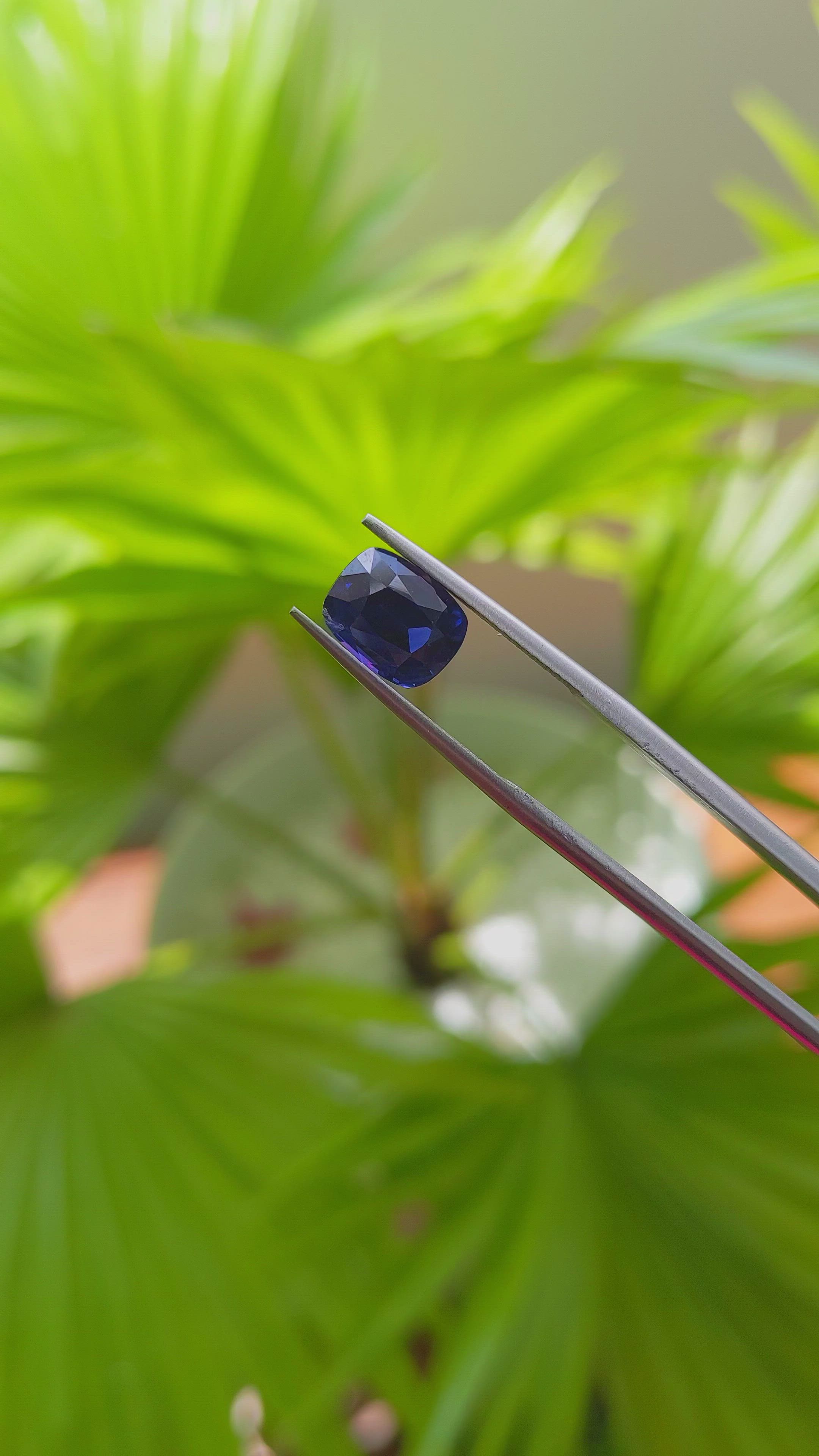 3.10 Ct. Color Change Sapphire from Tanzania Size Video