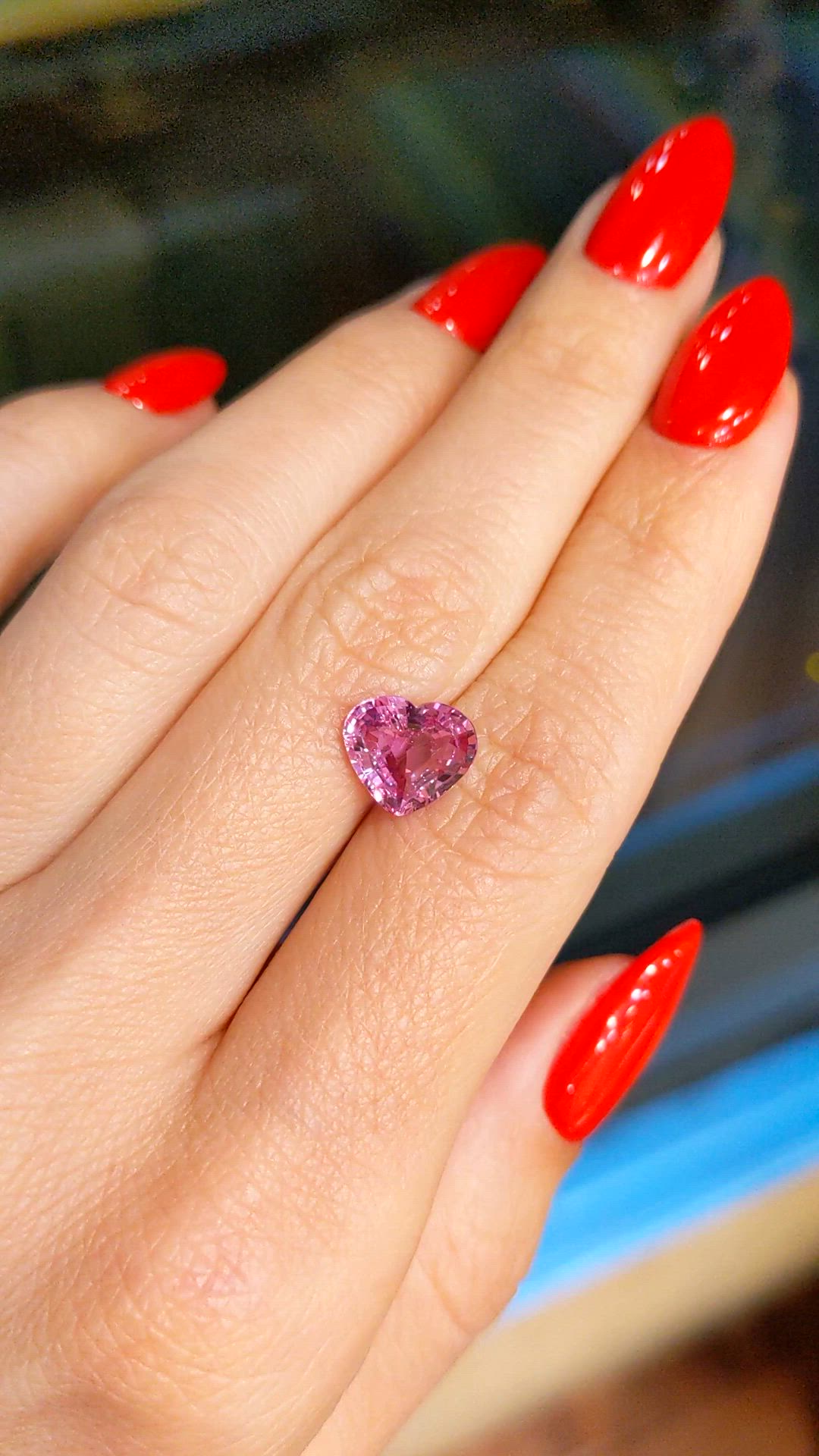 2.52 Ct. Pink Sapphire from Ceylon (Sri Lanka) Size Video