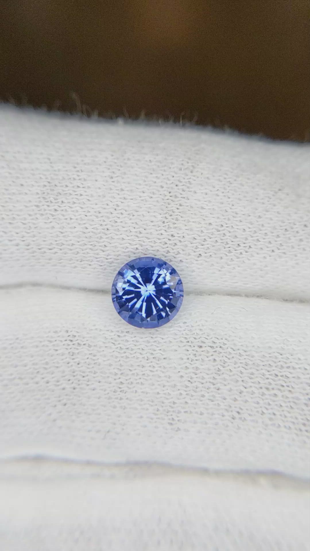 1.49 Ct. Blue Sapphire from Ceylon (Sri Lanka) Size Video