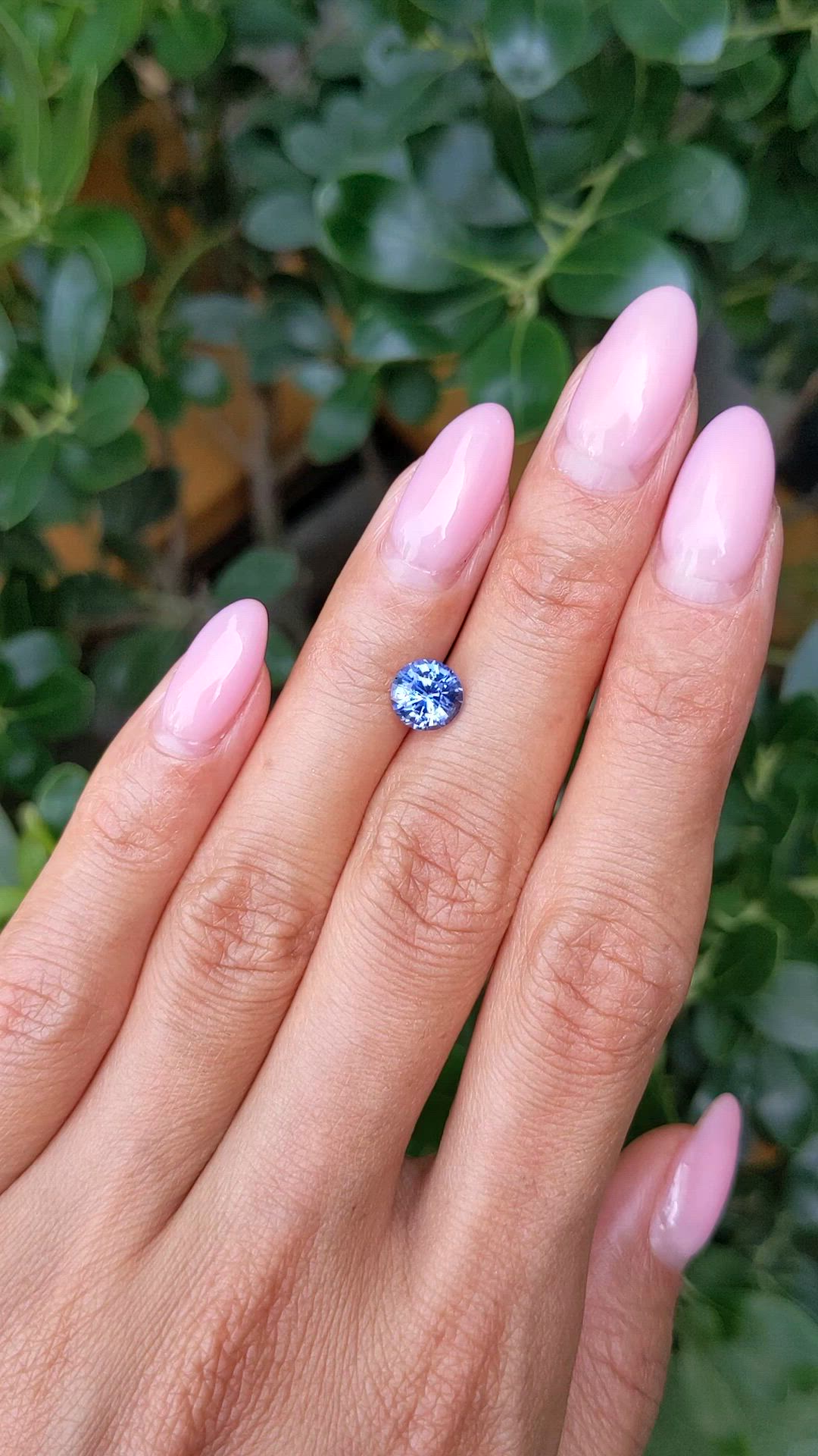 1.52 Ct. Blue Sapphire from Ceylon (Sri Lanka) Size Video