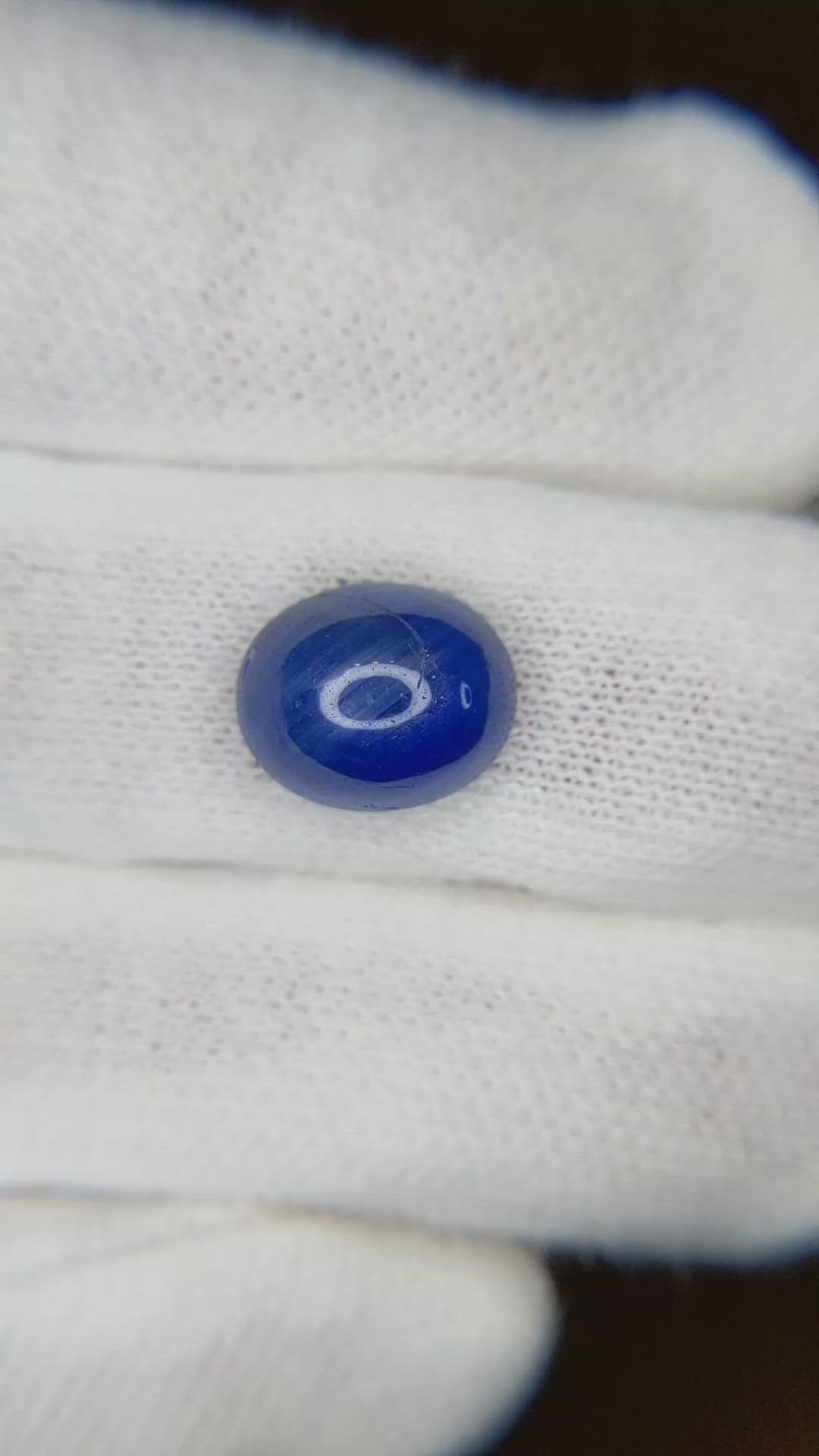 5.36 Ct. Blue Star Sapphire from Ceylon (Sri Lanka) Size Video