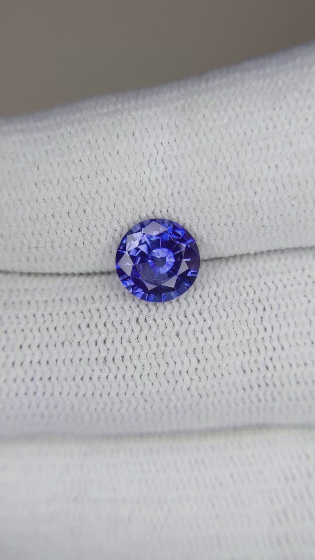 1.96 Ct. Blue Sapphire from Madagascar Size Video