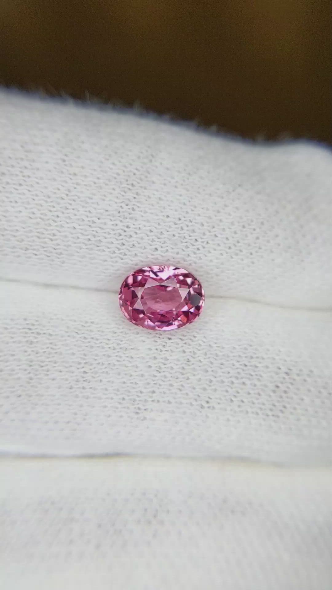1.76 Ct. Padparadscha Sapphire from Madagascar Size Video