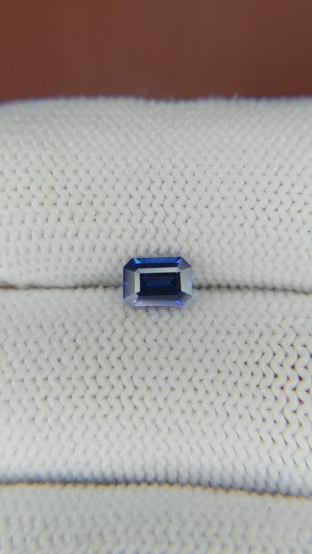 0.67 Ct. Blue Sapphire from Ceylon (Sri Lanka) Size Video