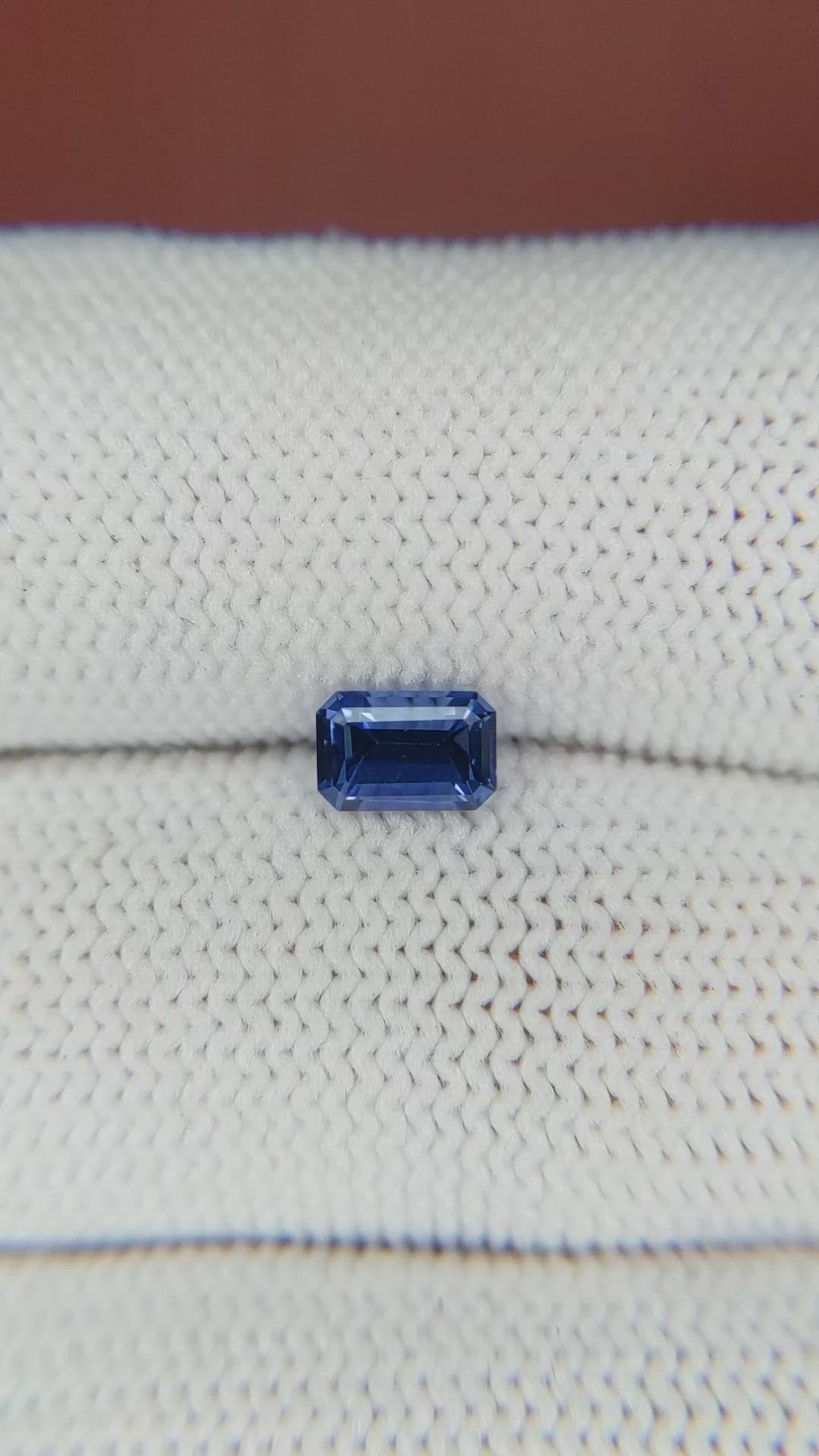 0.73 Ct. Blue Sapphire from Ceylon (Sri Lanka) Size Video