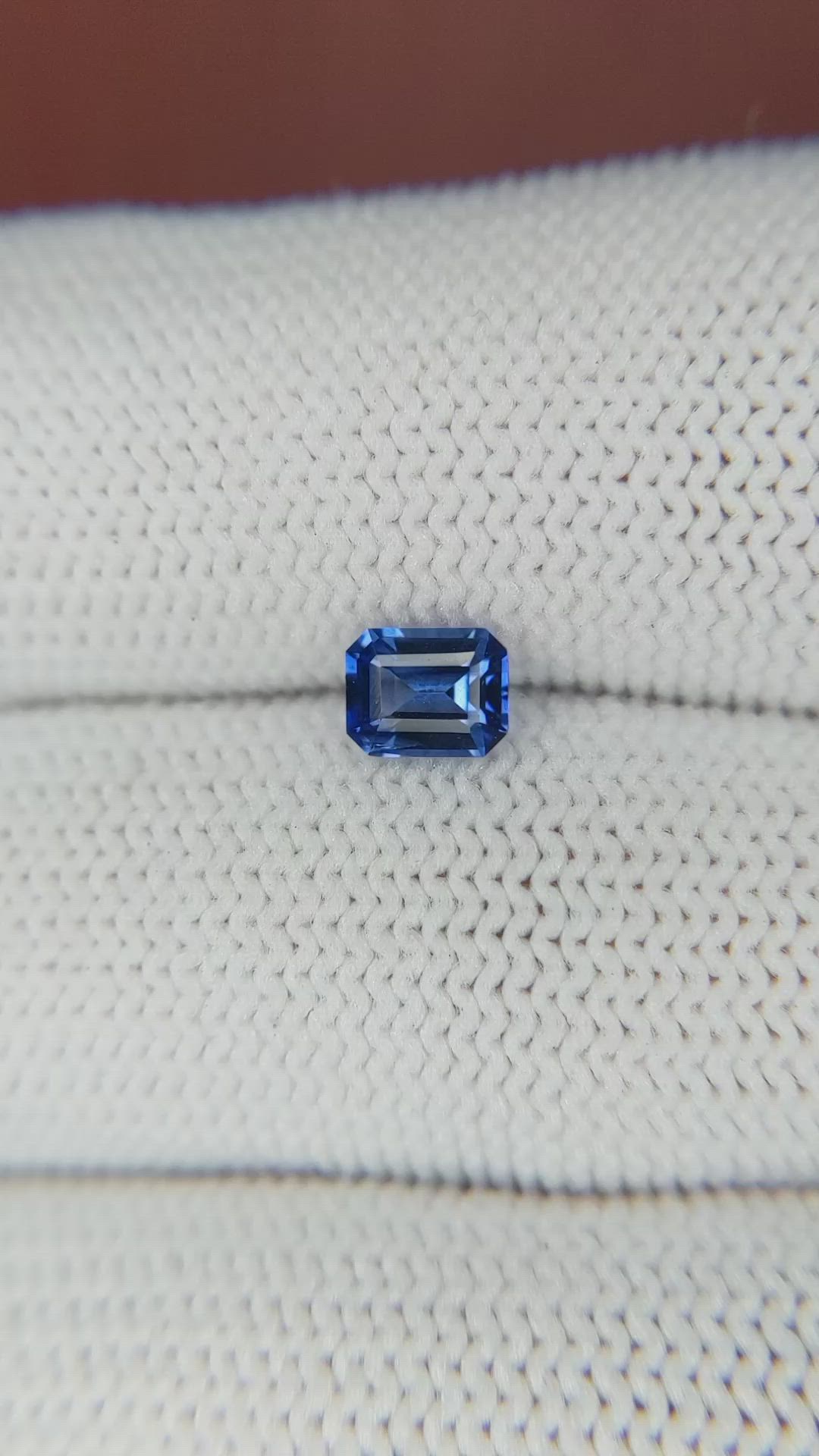 0.69 Ct. Blue Sapphire from Ceylon (Sri Lanka) Size Video