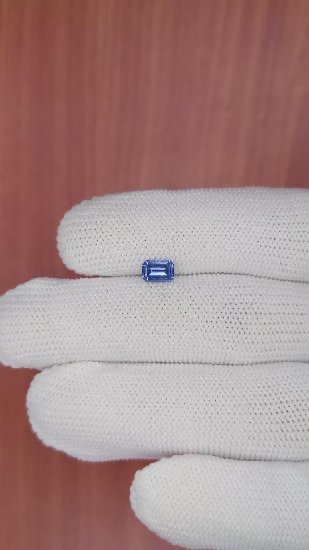 0.52 Ct. Blue Sapphire from Ceylon (Sri Lanka) Size Video