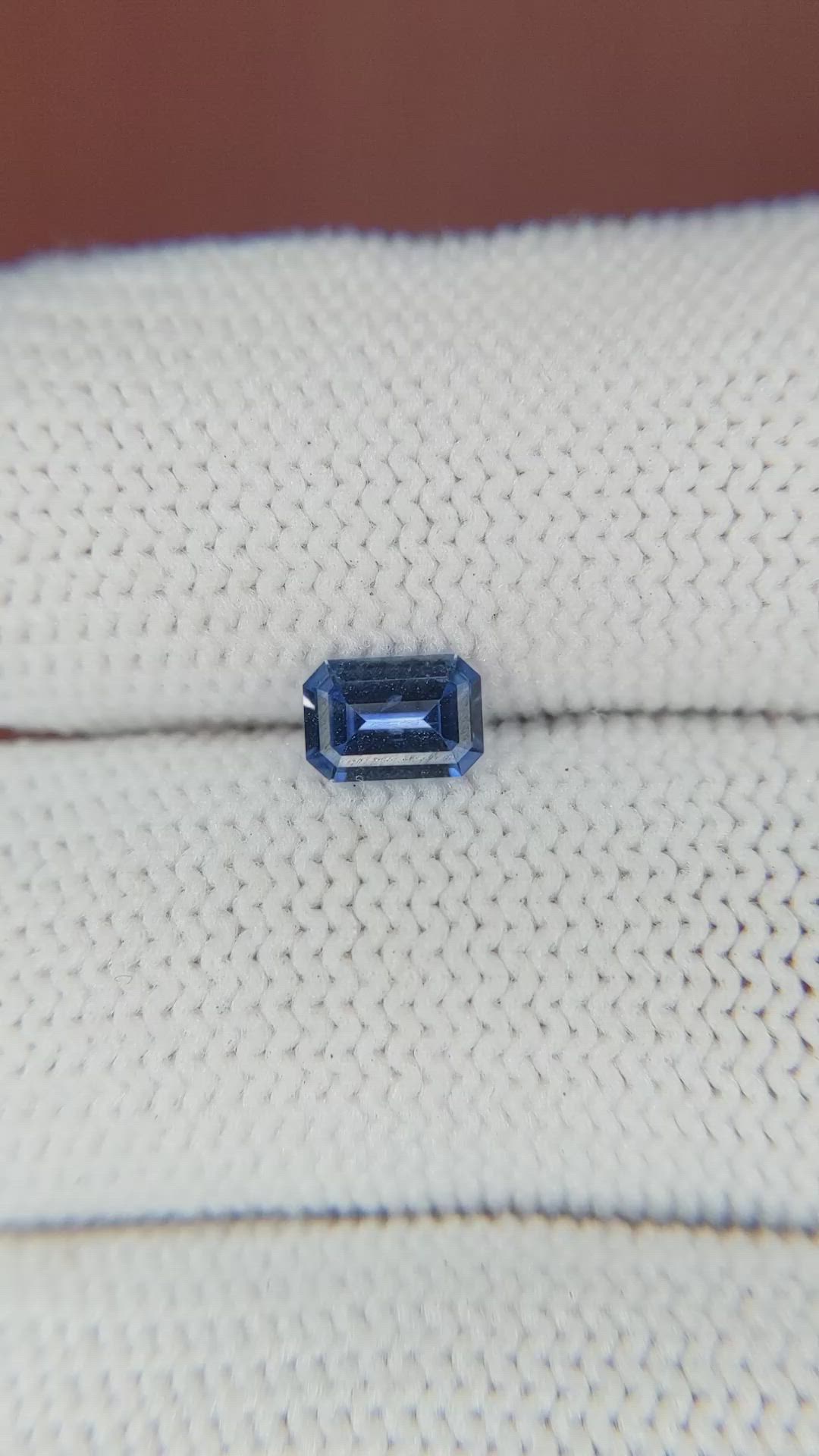 0.52 Ct. Blue Sapphire from Ceylon (Sri Lanka) Size Video