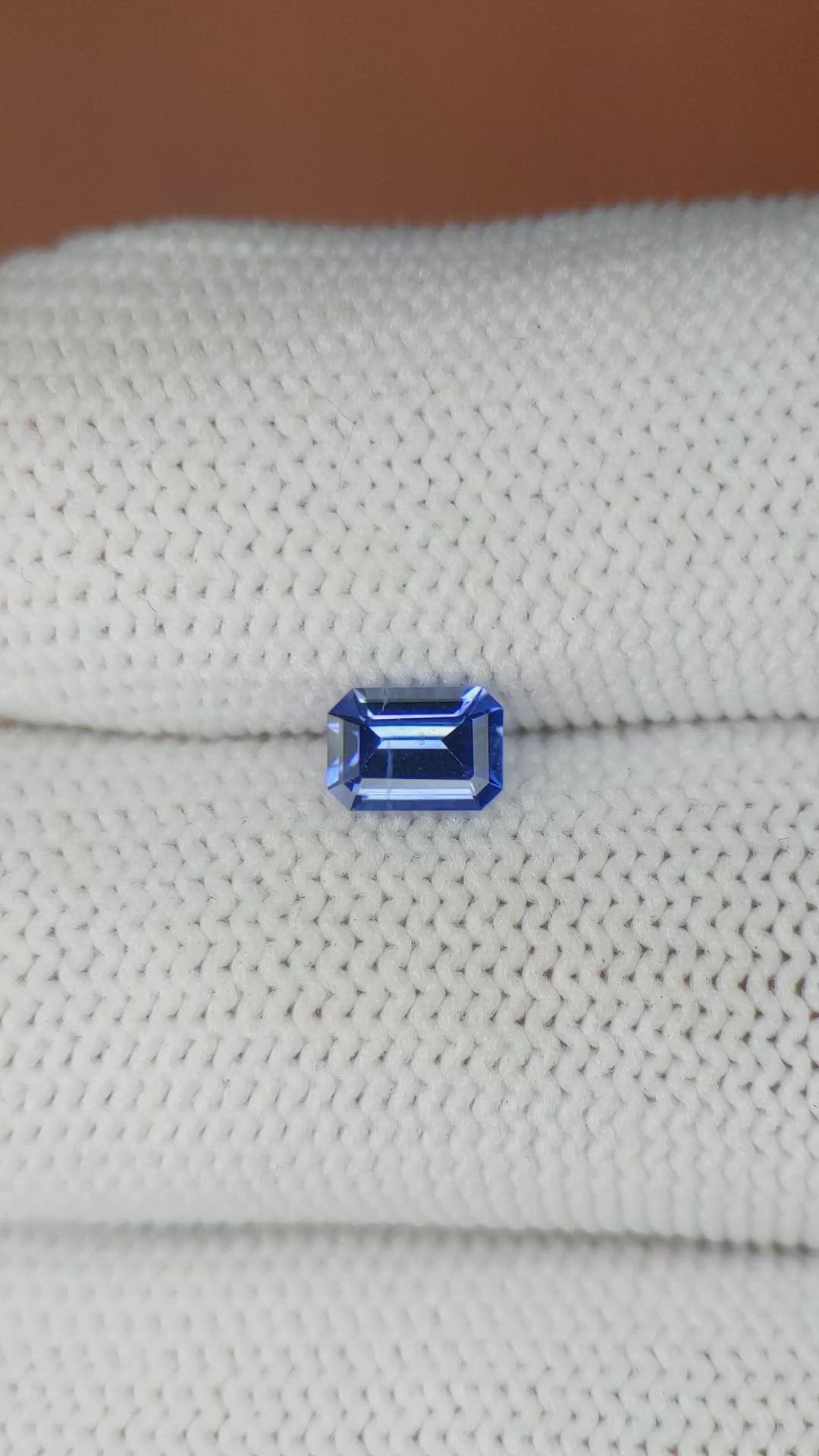 0.53 Ct. Blue Sapphire from Ceylon (Sri Lanka) Size Video
