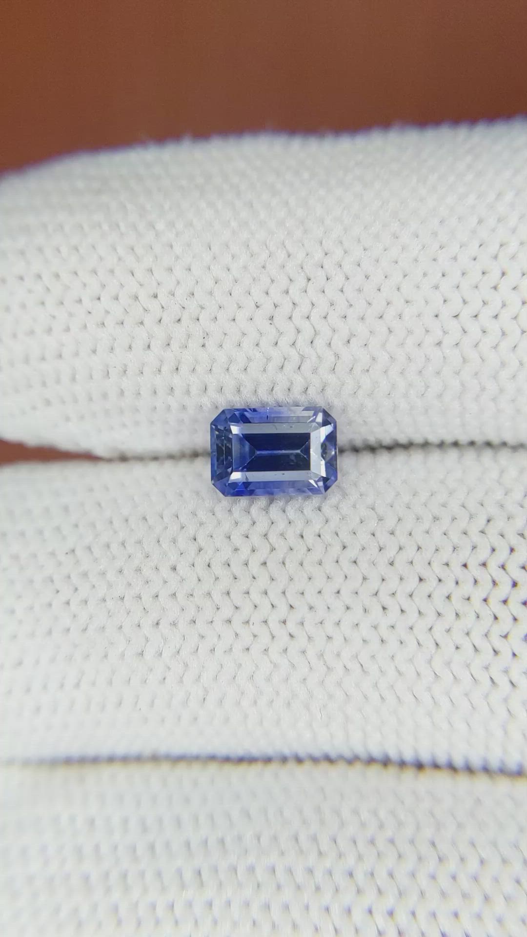 1.21 Ct. Blue Sapphire from Ceylon (Sri Lanka) Size Video