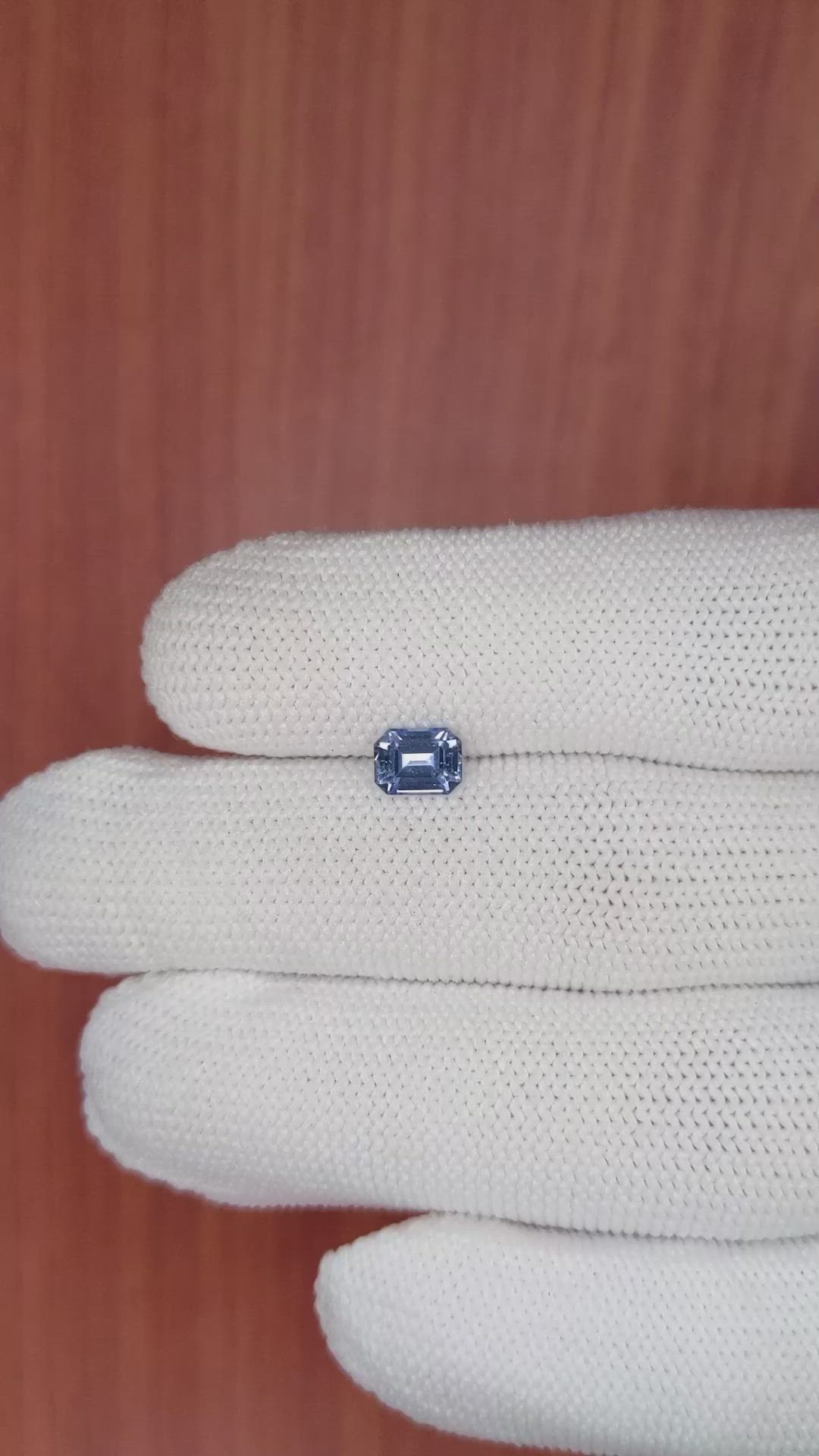 0.96 Ct. Blue Sapphire from Ceylon (Sri Lanka) Size Video