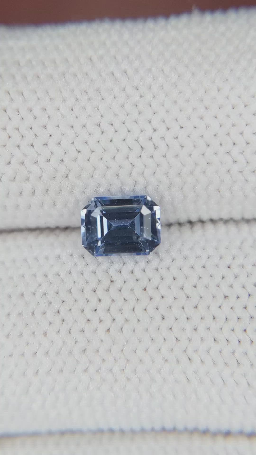 0.96 Ct. Blue Sapphire from Ceylon (Sri Lanka) Size Video