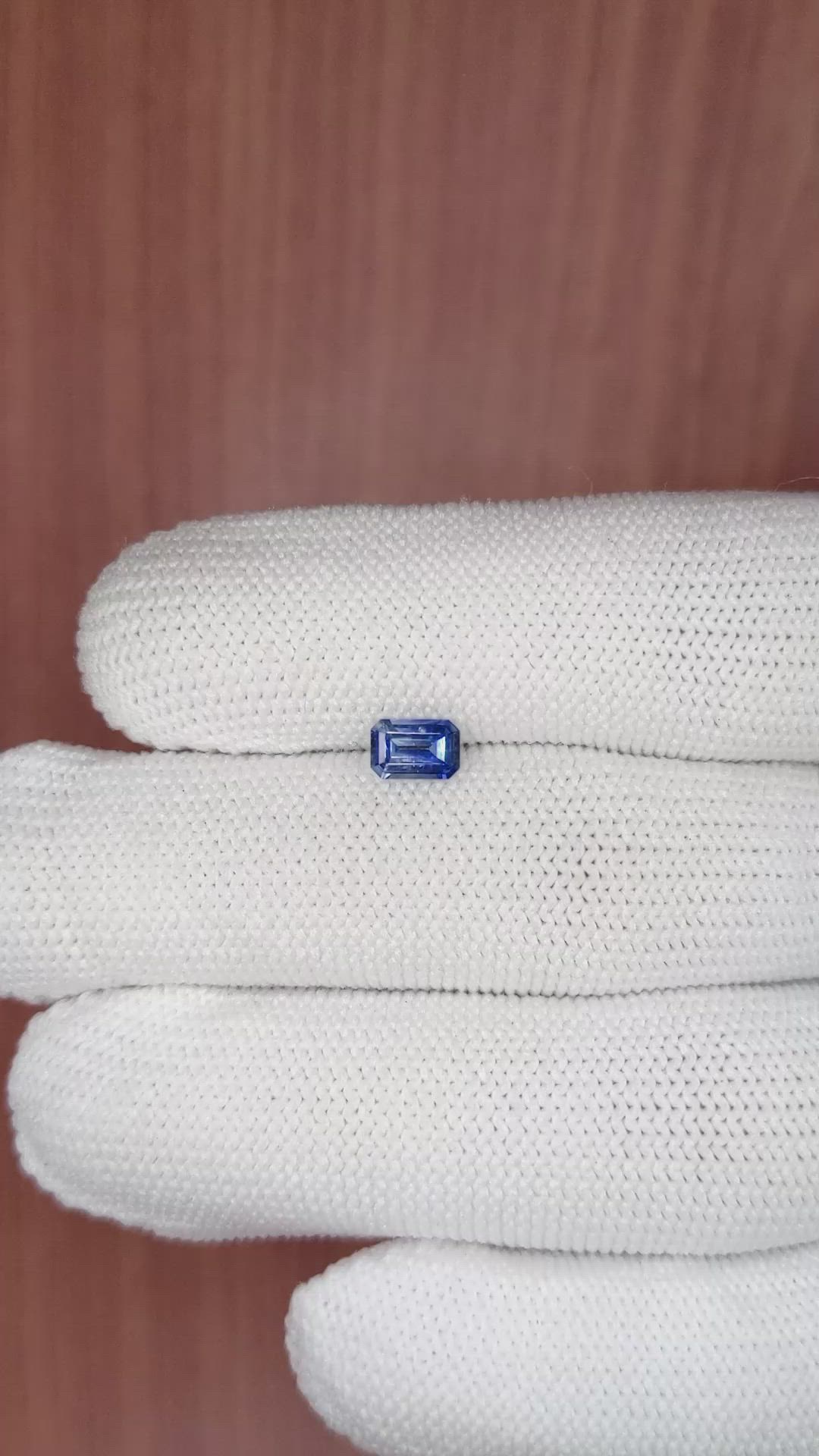0.60 Ct. Blue Sapphire from Ceylon (Sri Lanka) Size Video