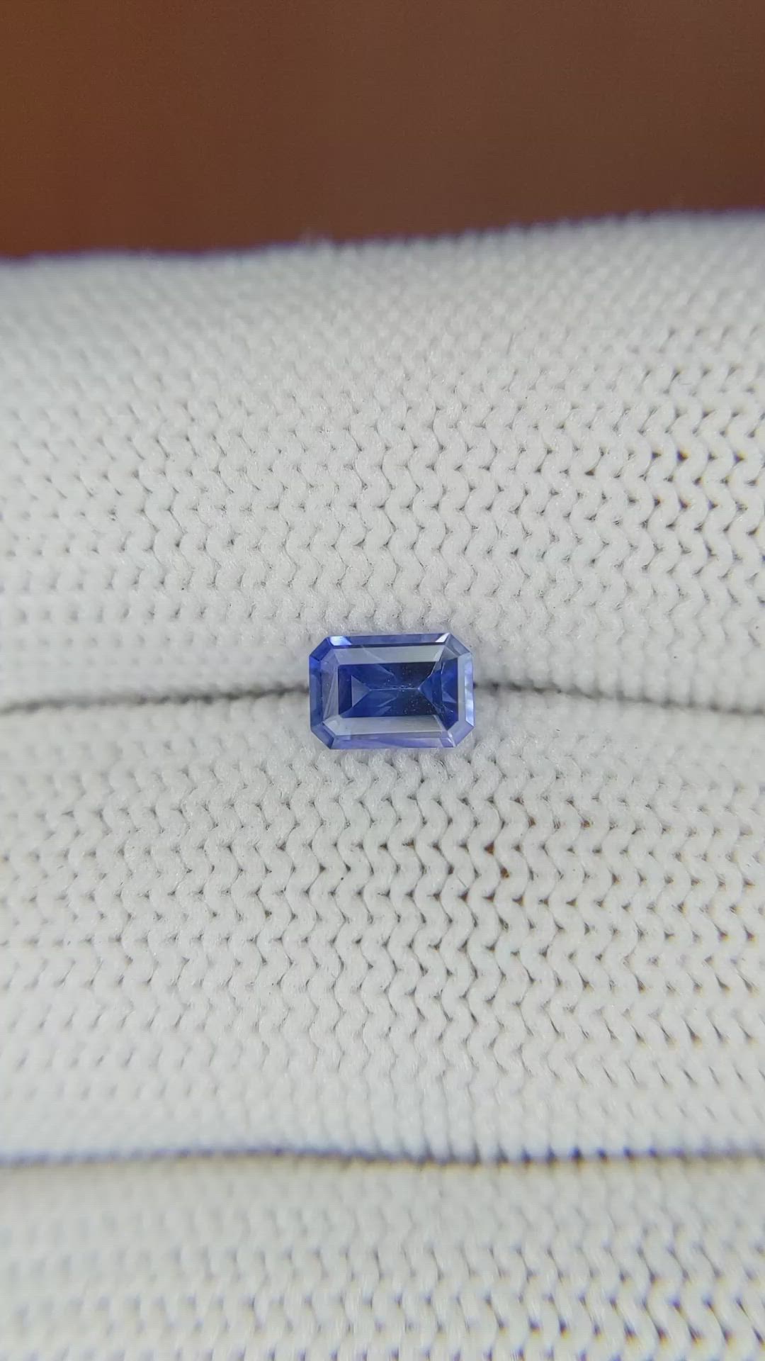 0.62 Ct. Blue Sapphire from Ceylon (Sri Lanka) Size Video