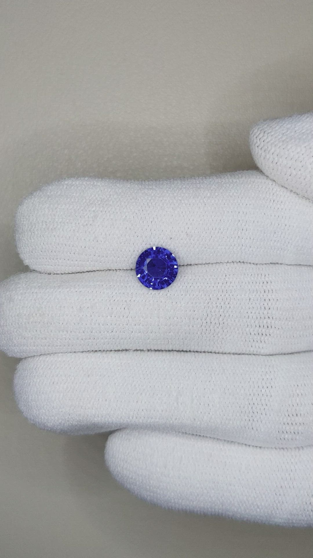 1.46 Ct. Blue Sapphire from Ceylon (Sri Lanka) Size Video