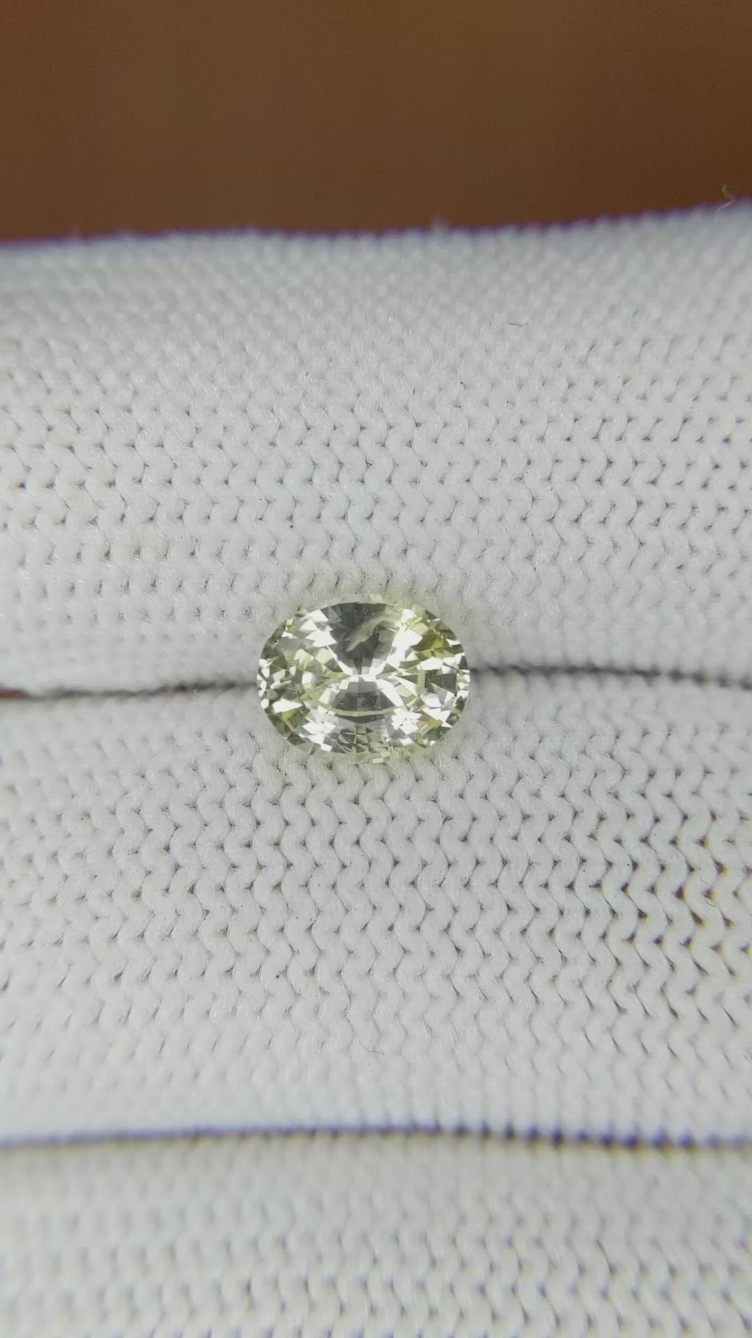 1.70 Ct. Yellow Sapphire from Ceylon (Sri Lanka) Size Video