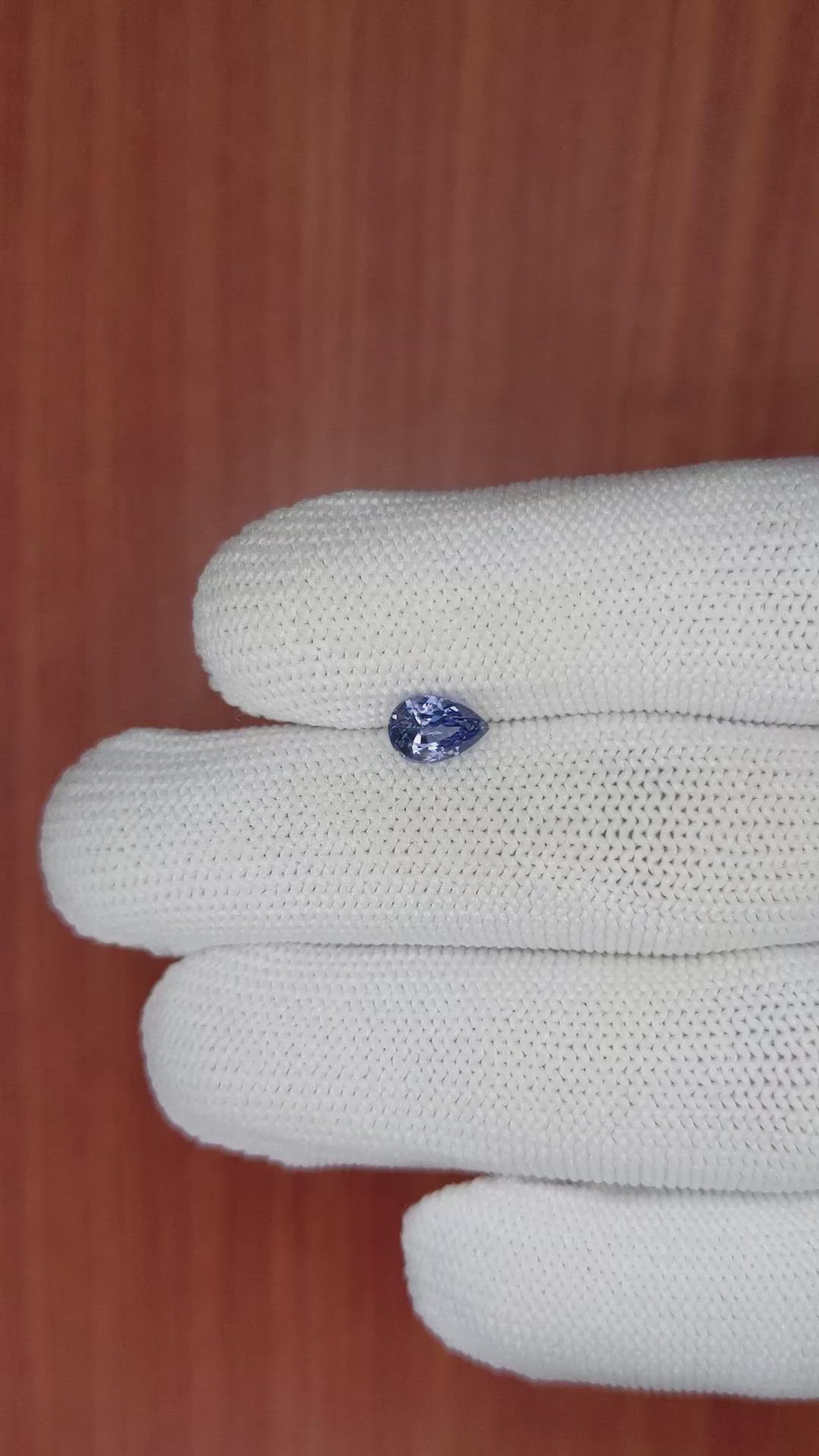 0.92 Ct. Blue Sapphire from Ceylon (Sri Lanka) Size Video