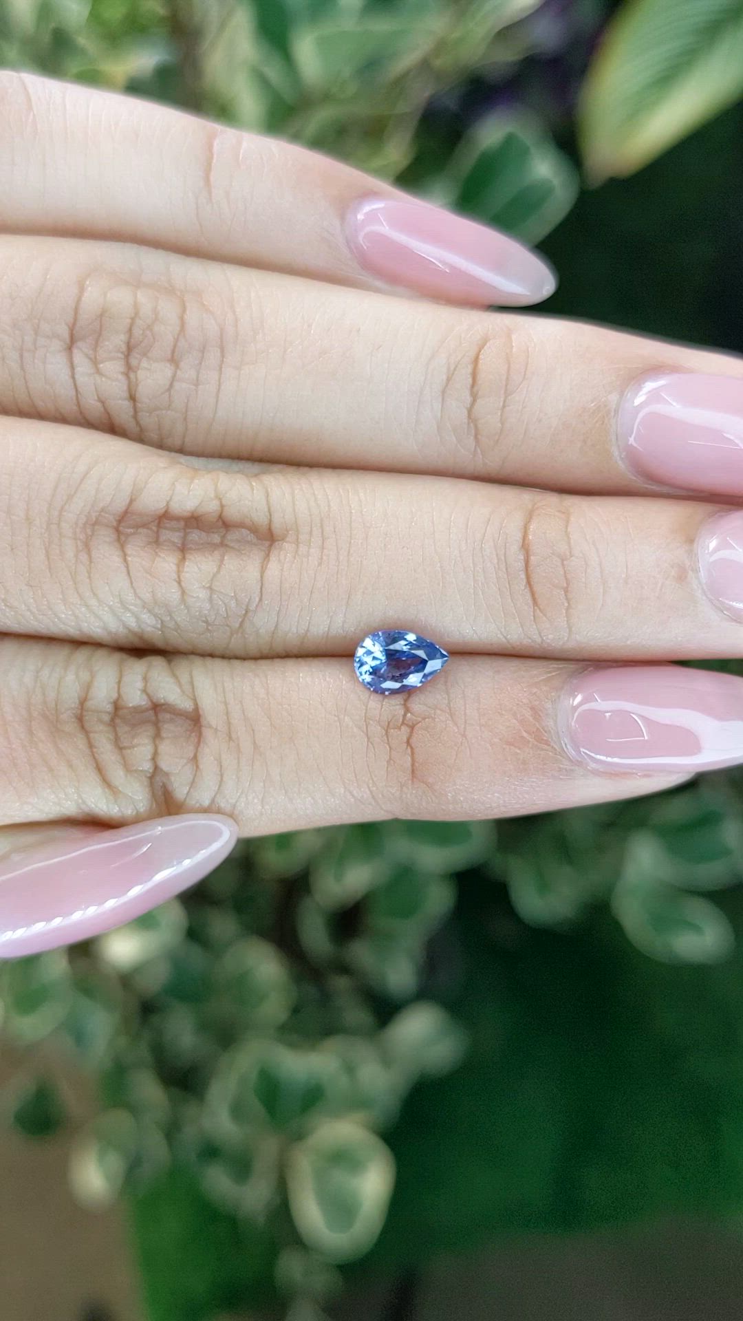 0.92 Ct. Blue Sapphire from Ceylon (Sri Lanka) Size Video