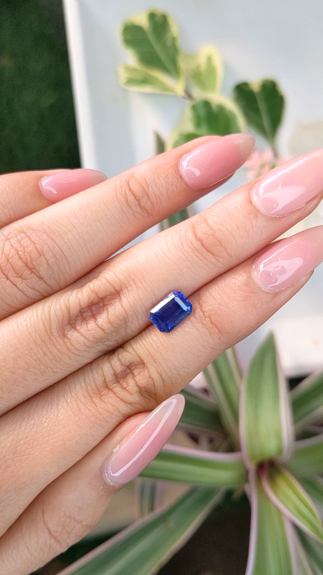 1.90 Ct. Blue Sapphire from Ceylon (Sri Lanka) Size Video