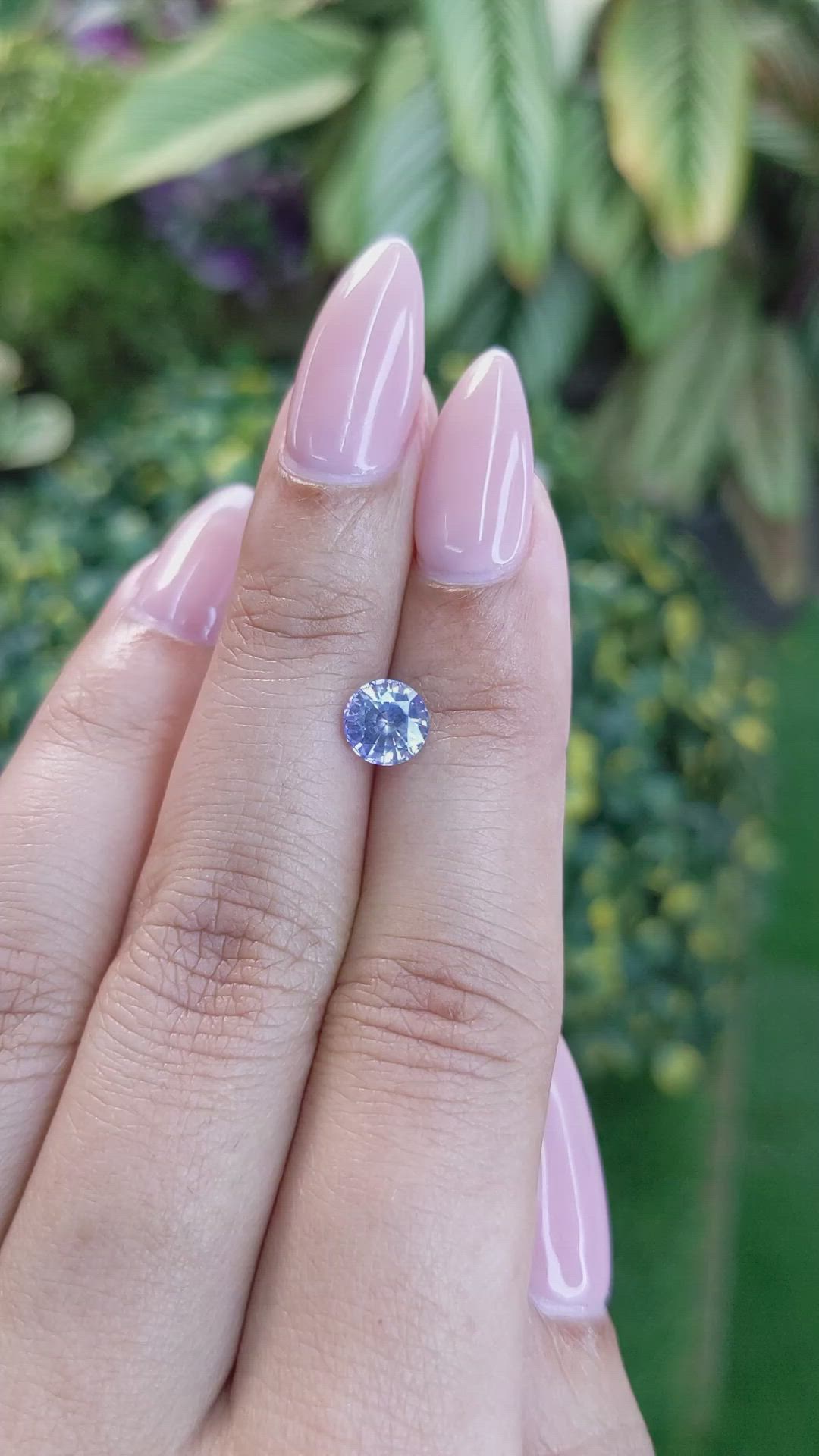 1.31 Ct. Blue Sapphire from Ceylon (Sri Lanka) Size Video