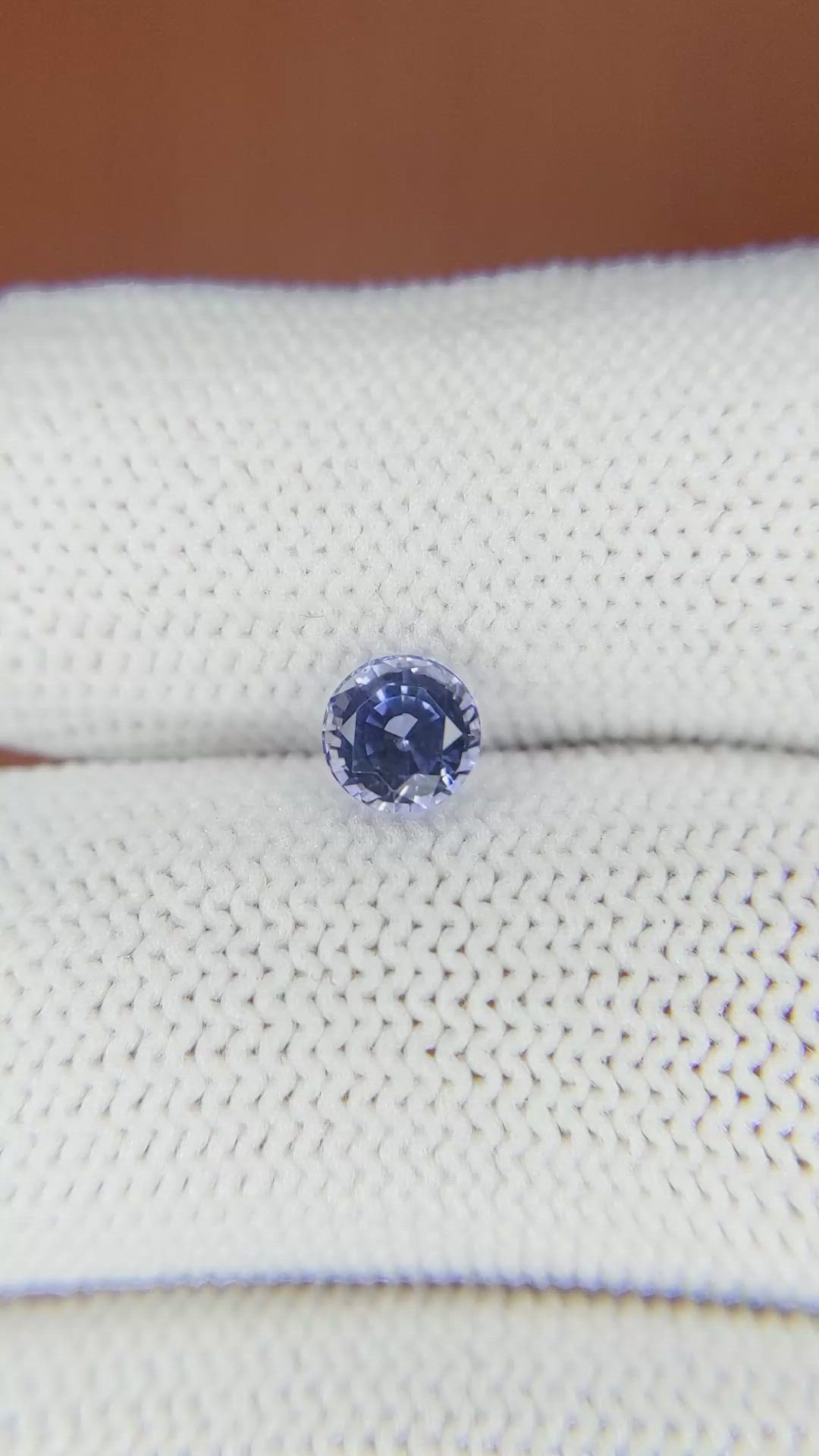 0.86 Ct. Blue Sapphire from Ceylon (Sri Lanka) Size Video