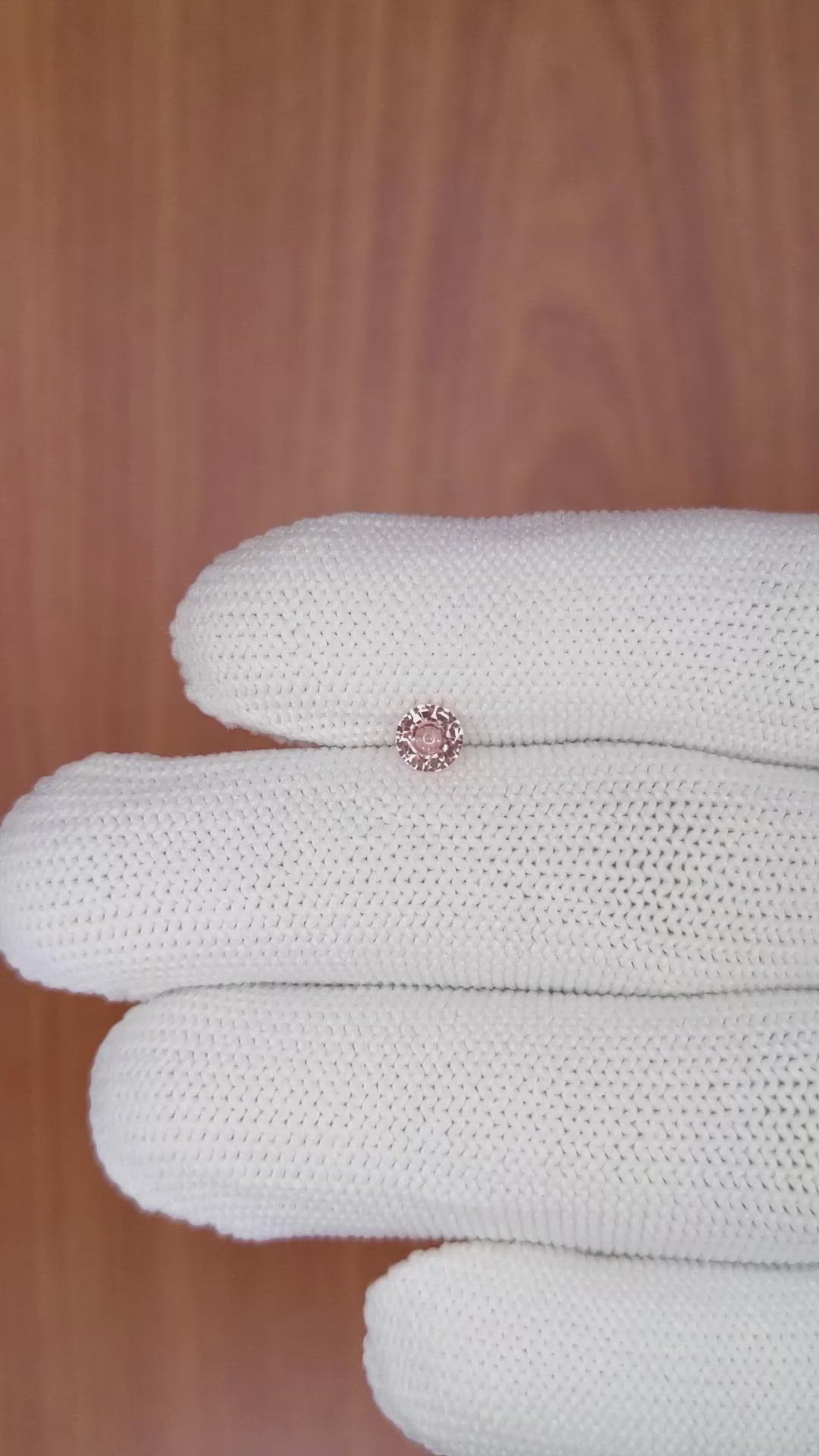 0.44 Ct. Pink Sapphire from Ceylon (Sri Lanka) Size Video