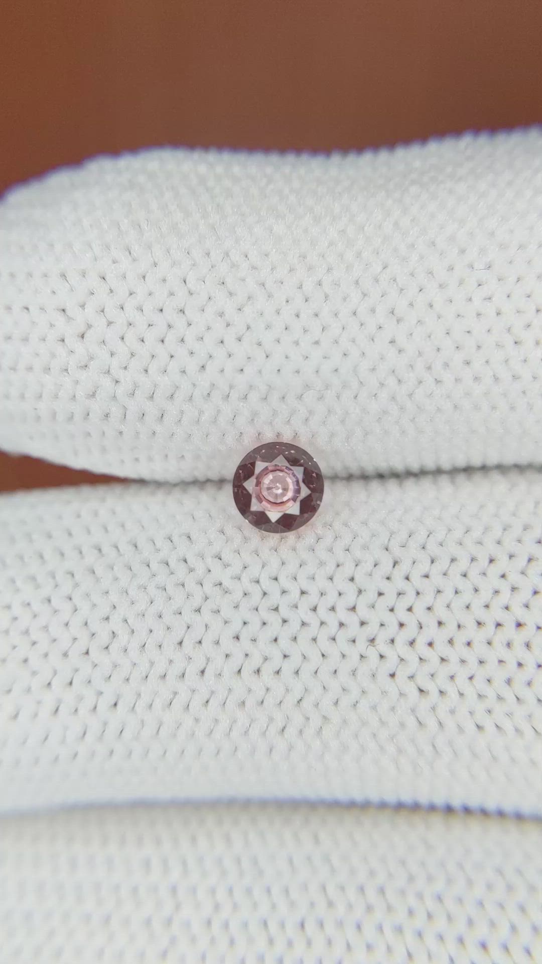 0.44 Ct. Pink Sapphire from Ceylon (Sri Lanka) Size Video