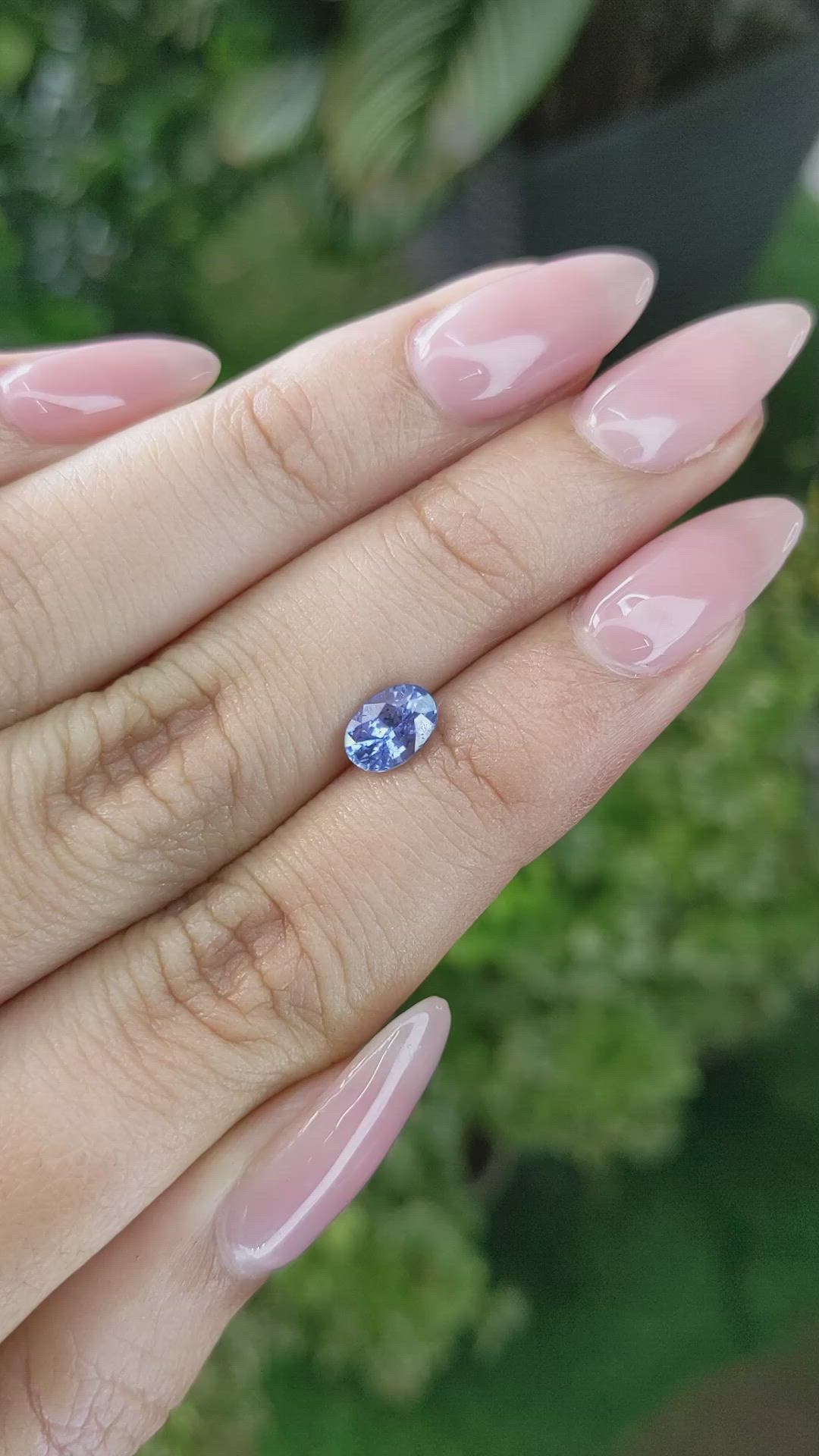 1.08 Ct. Blue Sapphire from Ceylon (Sri Lanka) Size Video