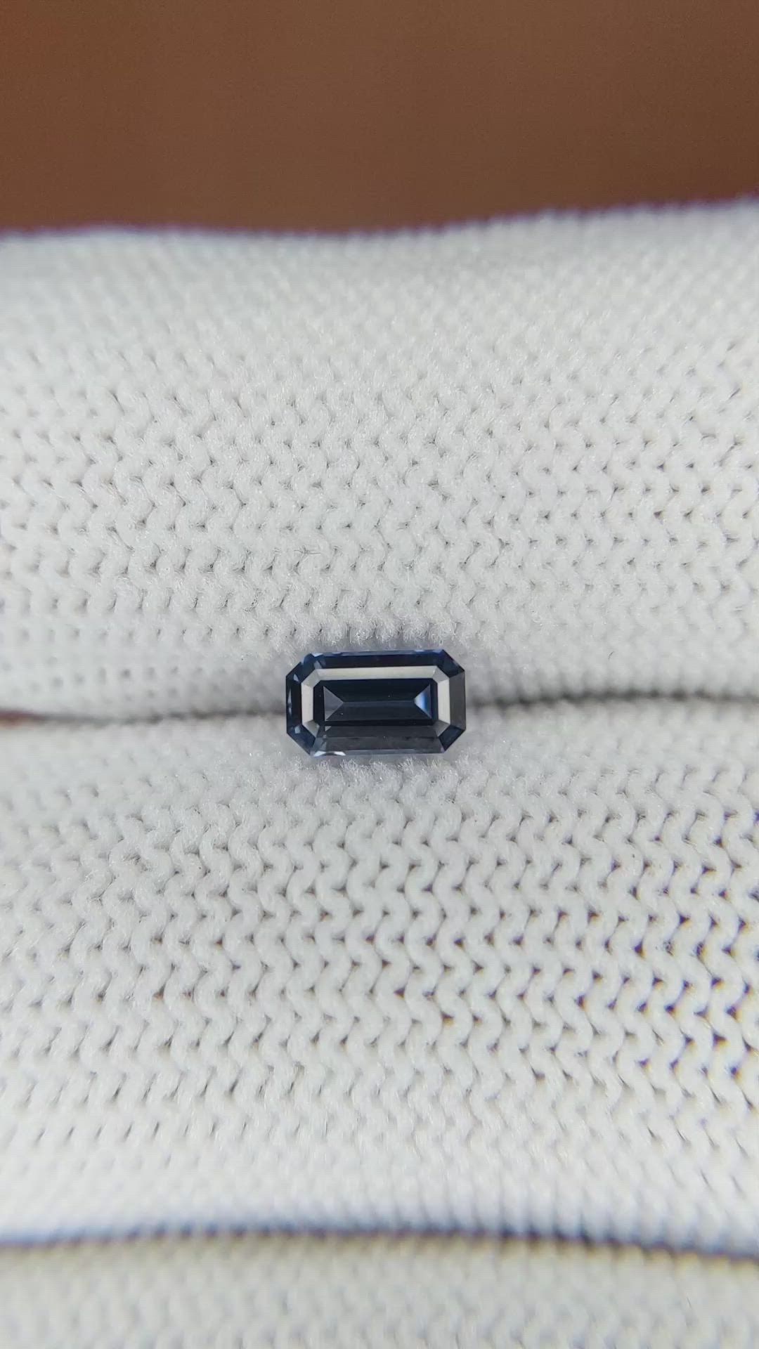 0.55 Ct. Blue Sapphire from Ceylon (Sri Lanka) Size Video