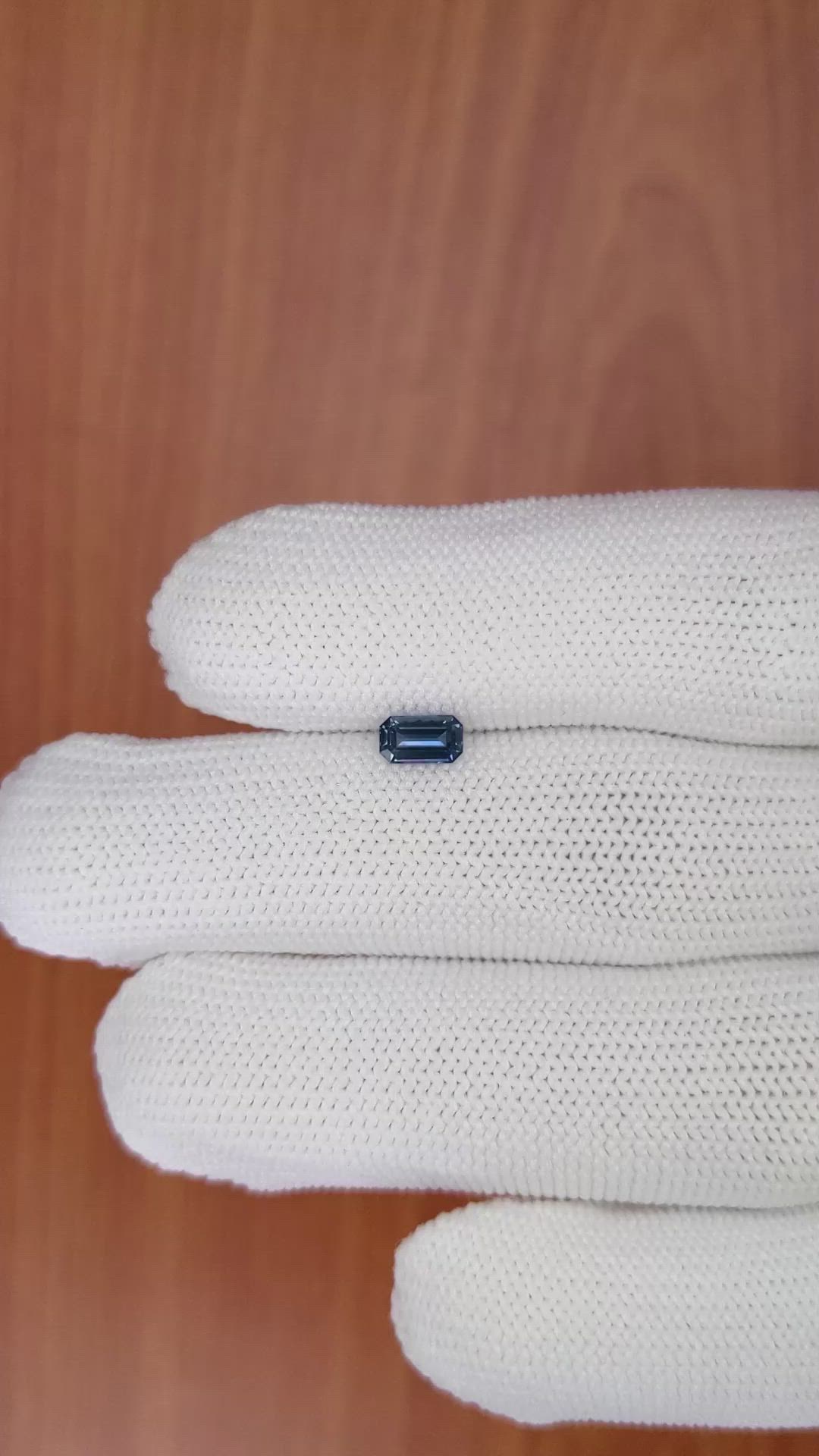 0.55 Ct. Blue Sapphire from Ceylon (Sri Lanka) Size Video