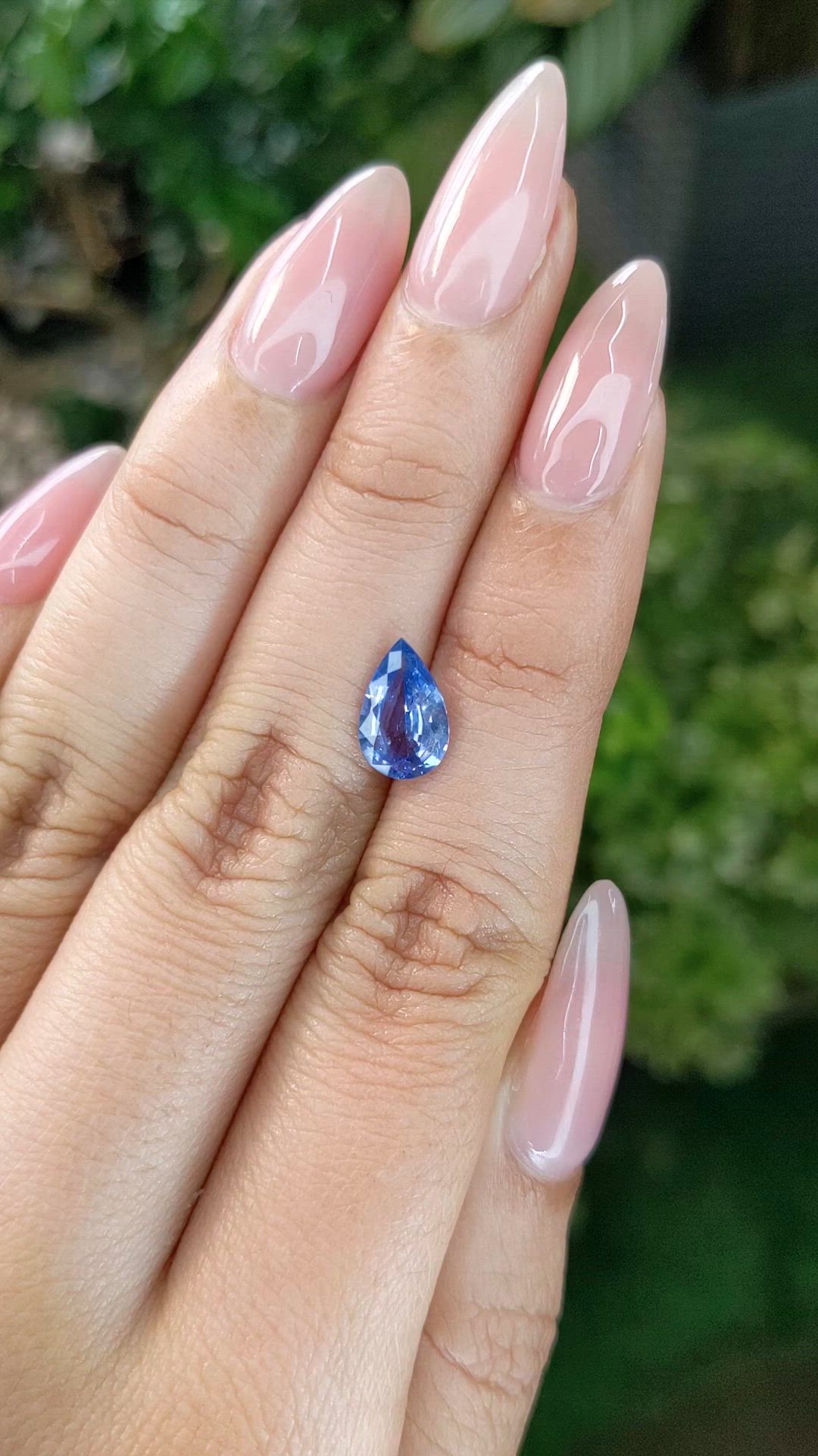 1.45 Ct. Blue Sapphire from Ceylon (Sri Lanka) Size Video