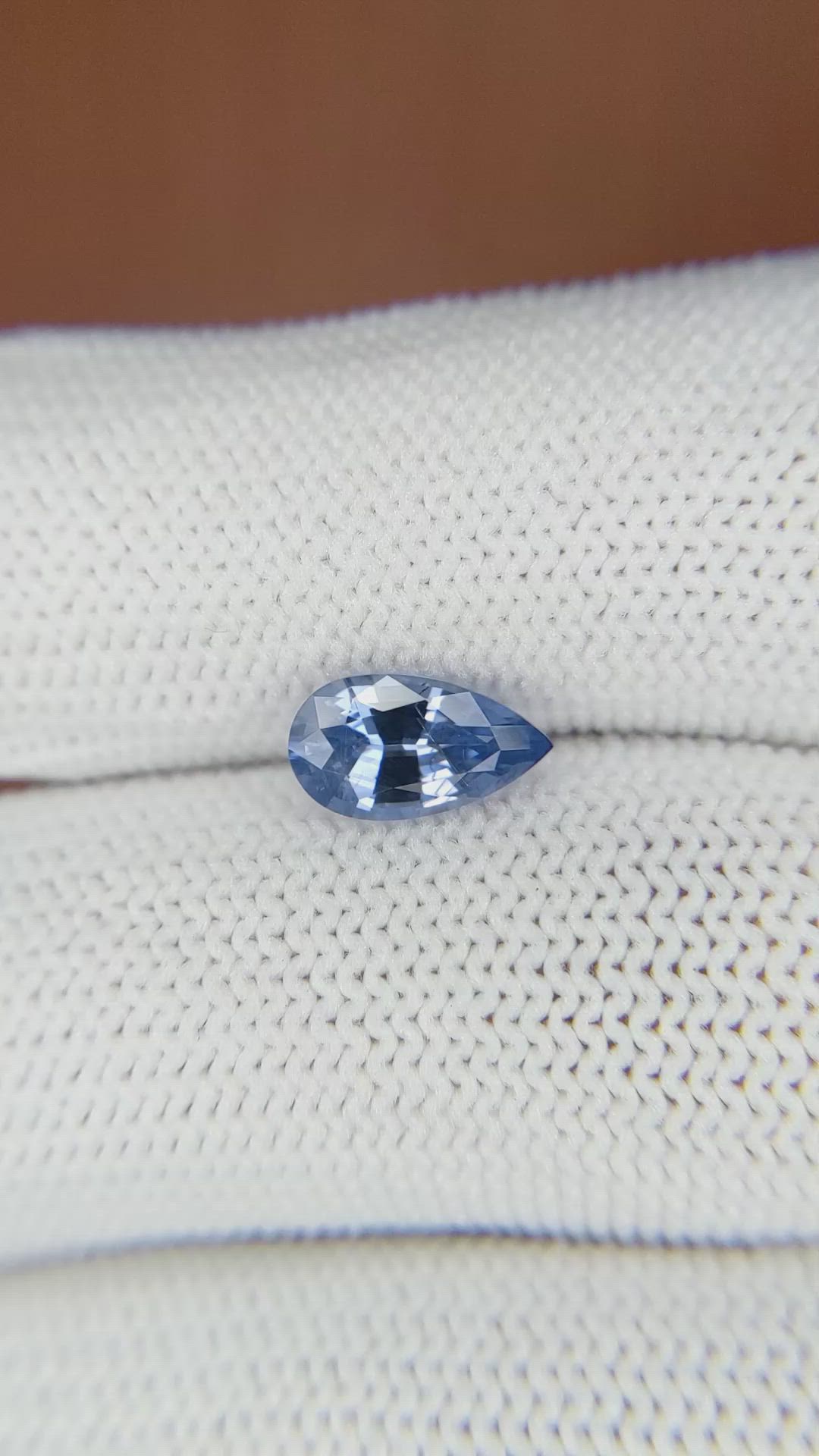 1.44 Ct. Blue Sapphire from Ceylon (Sri Lanka) Size Video