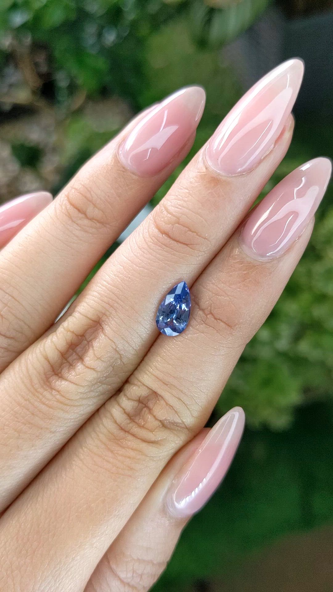 1.44 Ct. Blue Sapphire from Ceylon (Sri Lanka) Size Video
