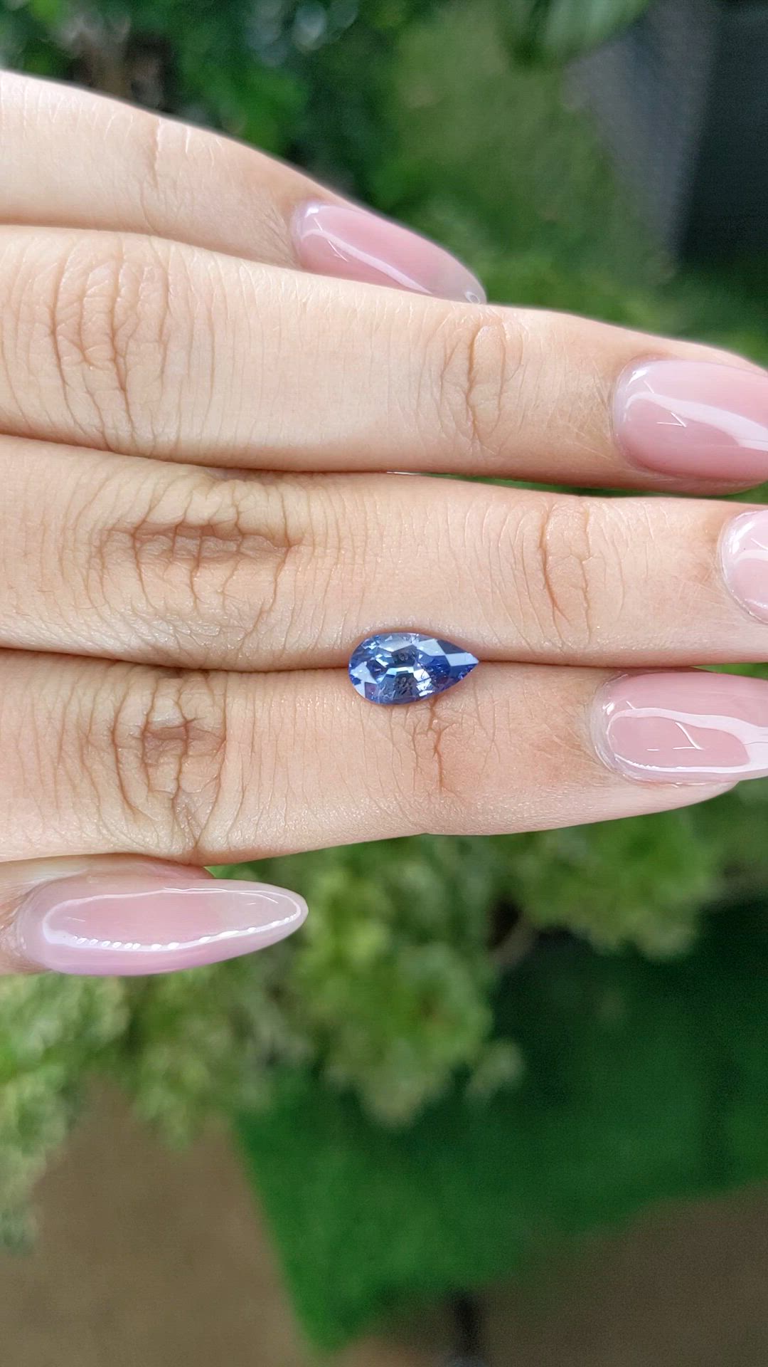 1.44 Ct. Blue Sapphire from Ceylon (Sri Lanka) Size Video