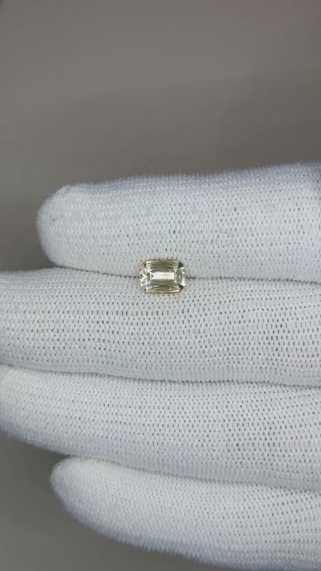 1.50 Ct. Yellow Sapphire from Ceylon (Sri Lanka) Size Video