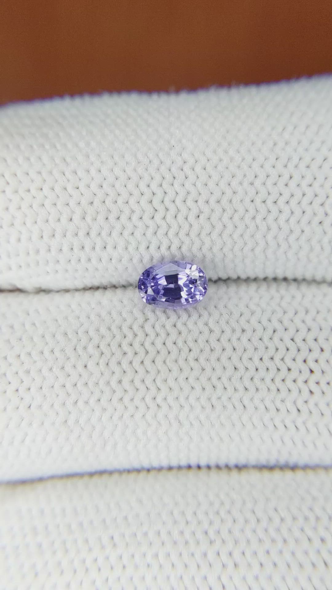 0.75 Ct. Purple Sapphire from Ceylon (Sri Lanka) Size Video