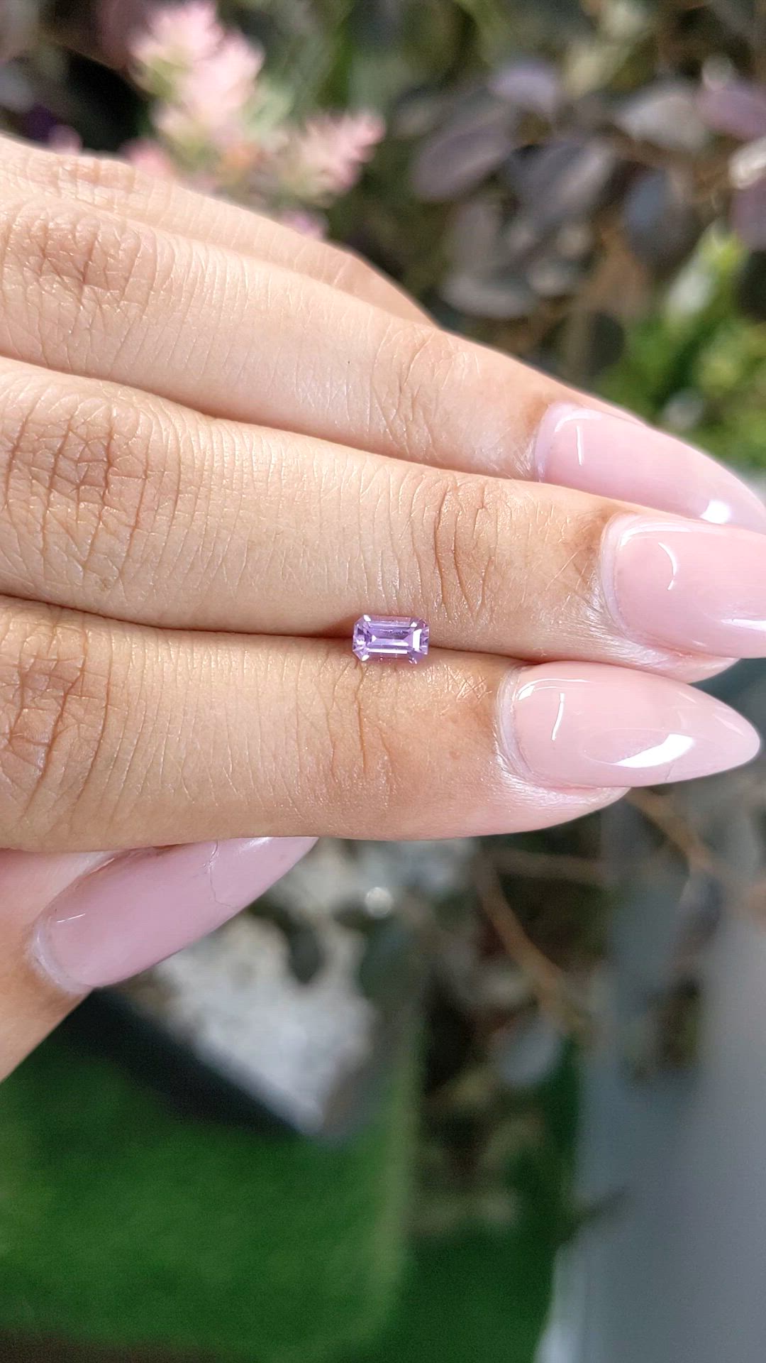 0.37 Ct. Pink Sapphire from Ceylon (Sri Lanka) Size Video