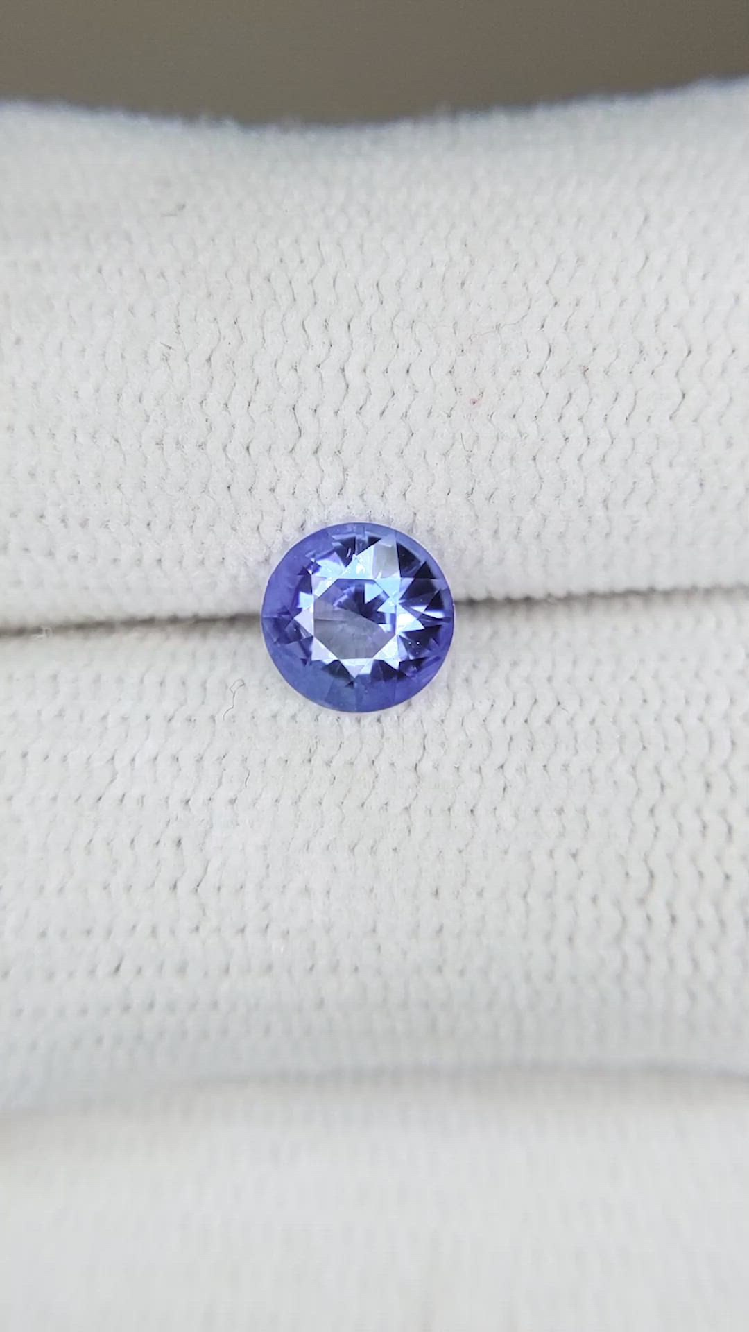 0.66 Ct. Blue Sapphire from Ceylon (Sri Lanka) Size Video