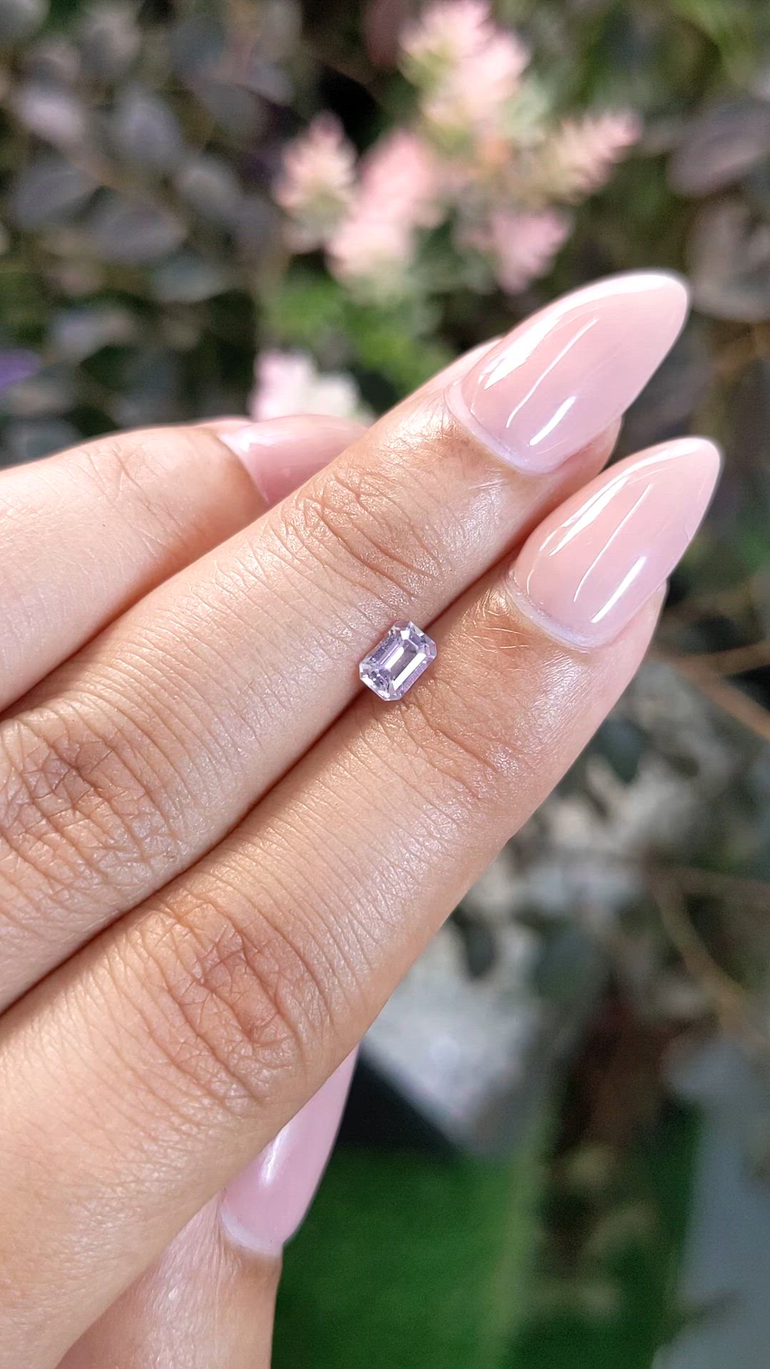 0.44 Ct. Pink Sapphire from Ceylon (Sri Lanka) Size Video