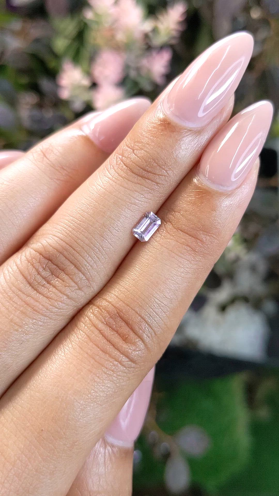 0.44 Ct. Pink Sapphire from Ceylon (Sri Lanka) Size Video