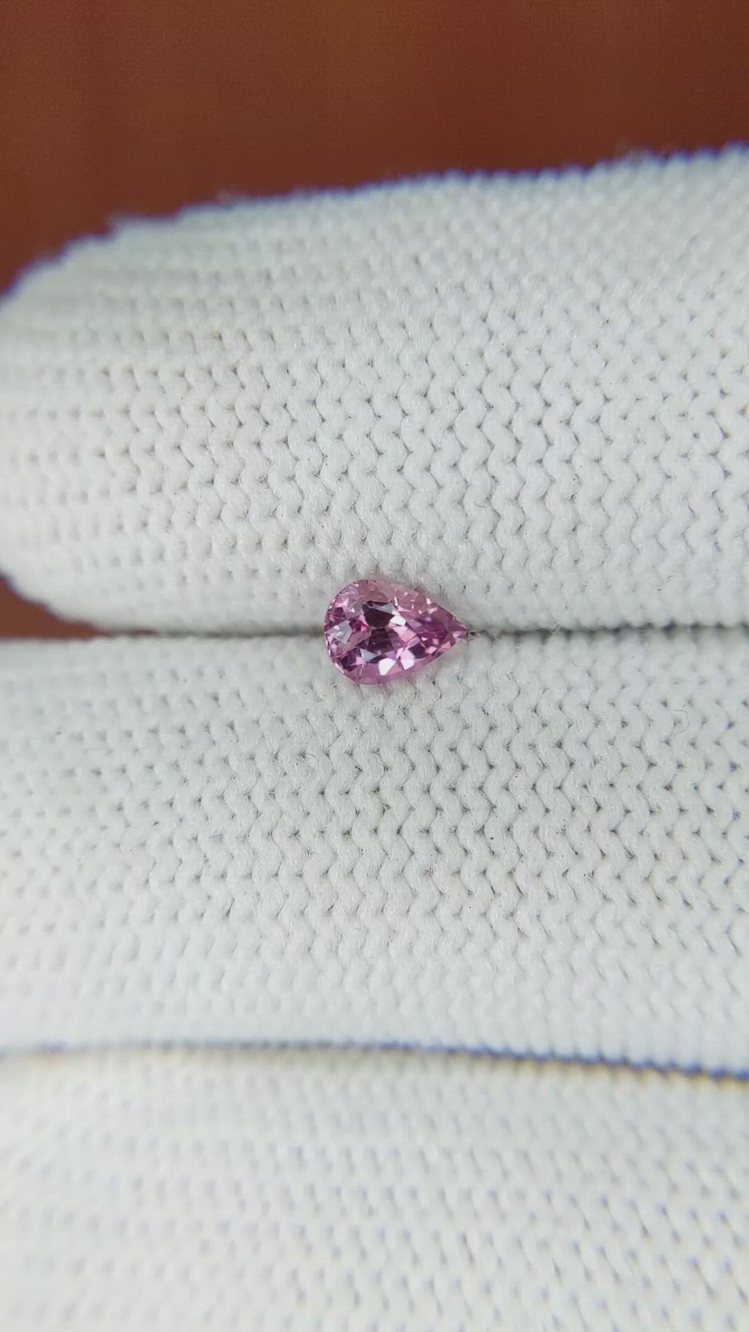 0.47 Ct. Pink Sapphire from Ceylon (Sri Lanka) Size Video