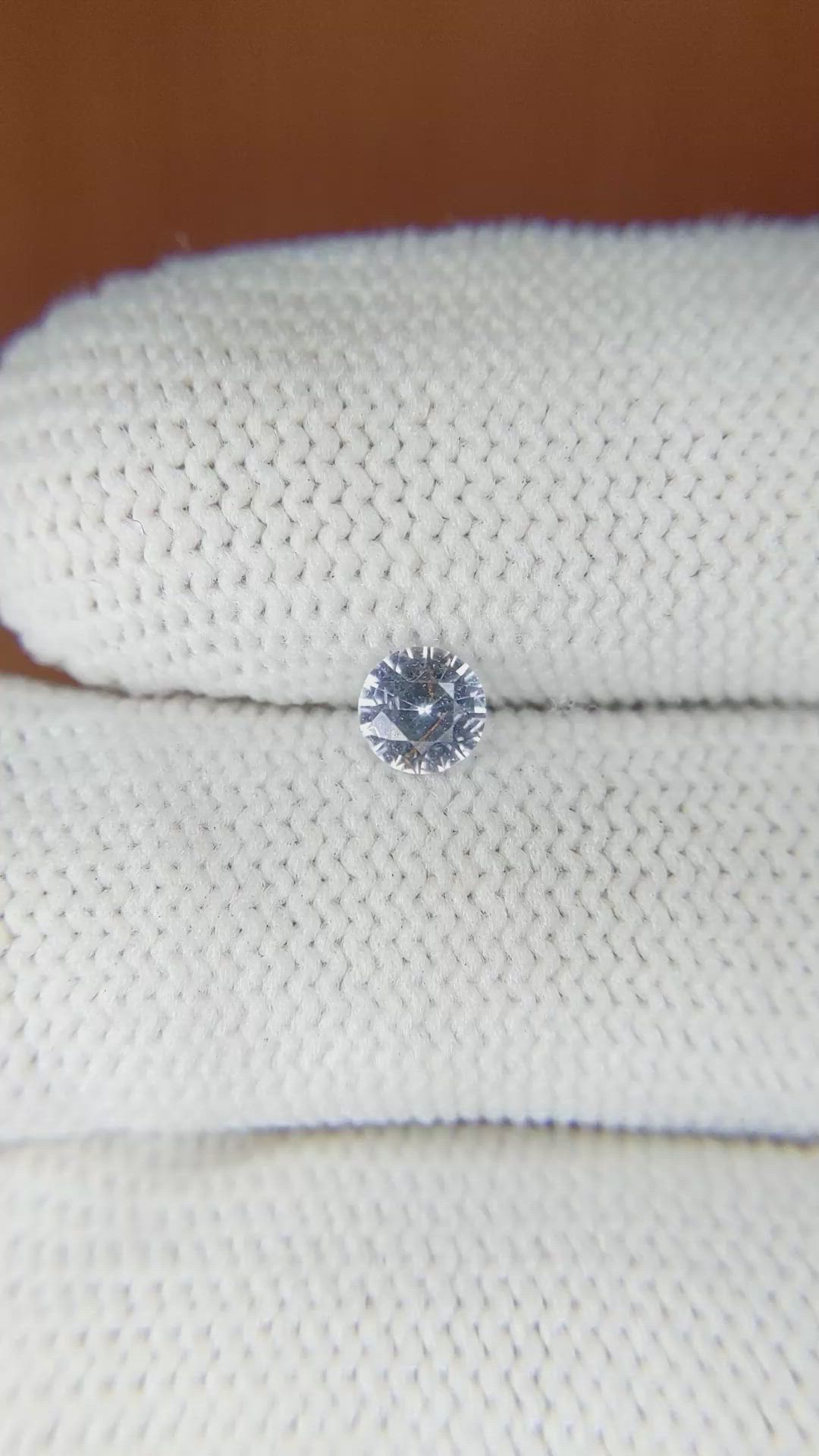 0.43 Ct. Blue Sapphire from Ceylon (Sri Lanka) Size Video