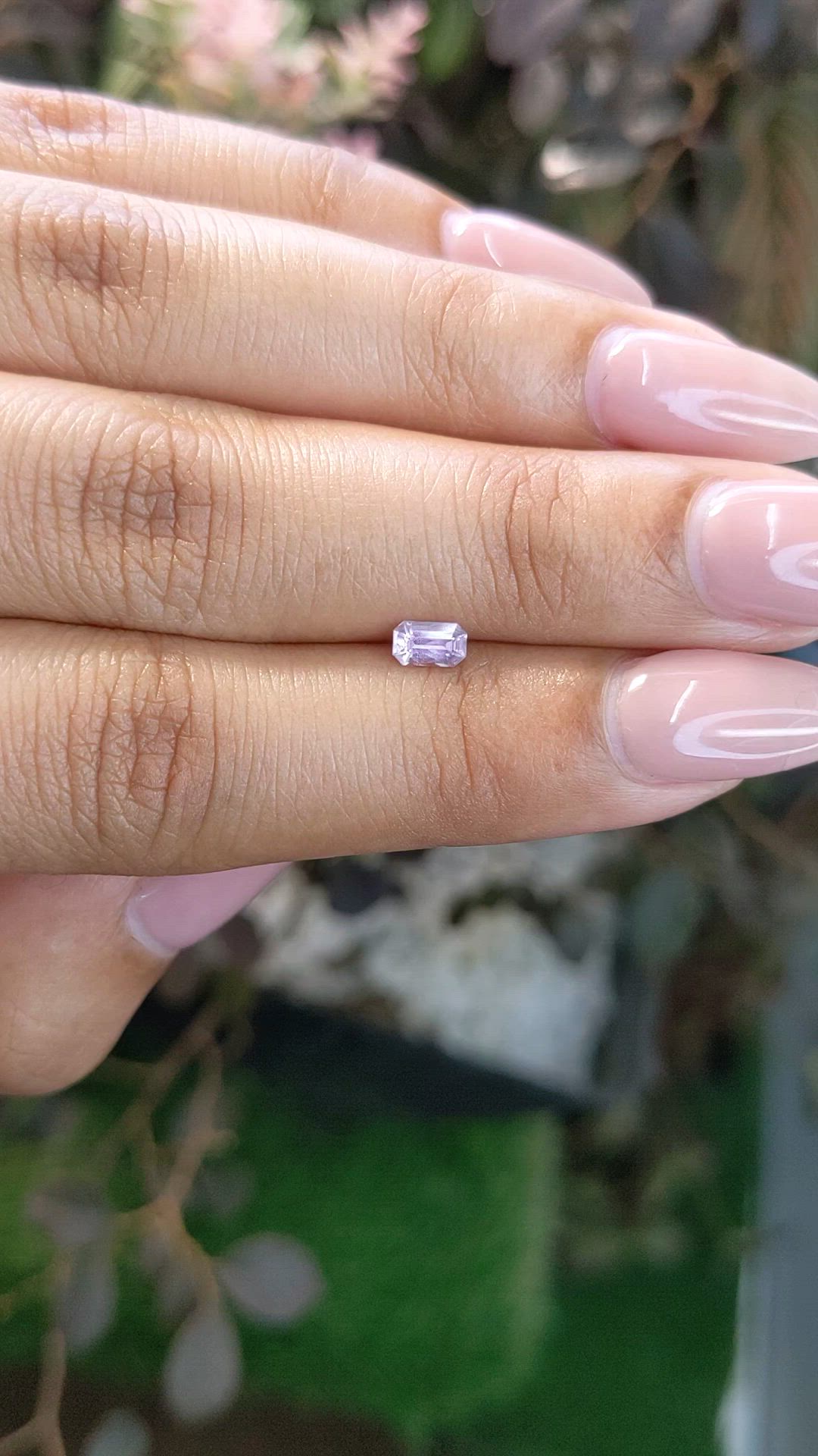 0.34 Ct. Pink Sapphire from Ceylon (Sri Lanka) Size Video