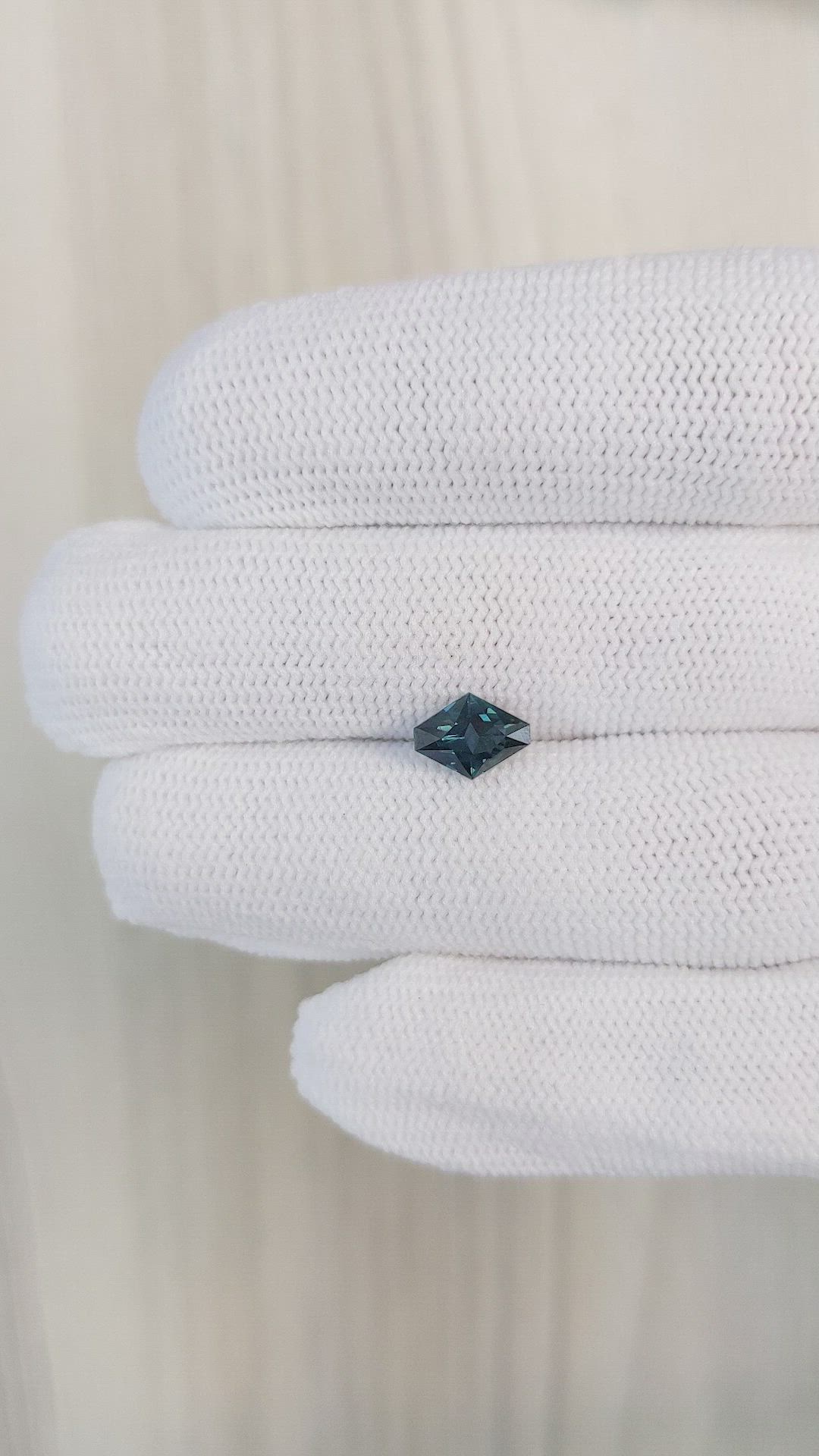 1.22 Ct. Bluish Green Sapphire from Ceylon (Sri Lanka) Size Video