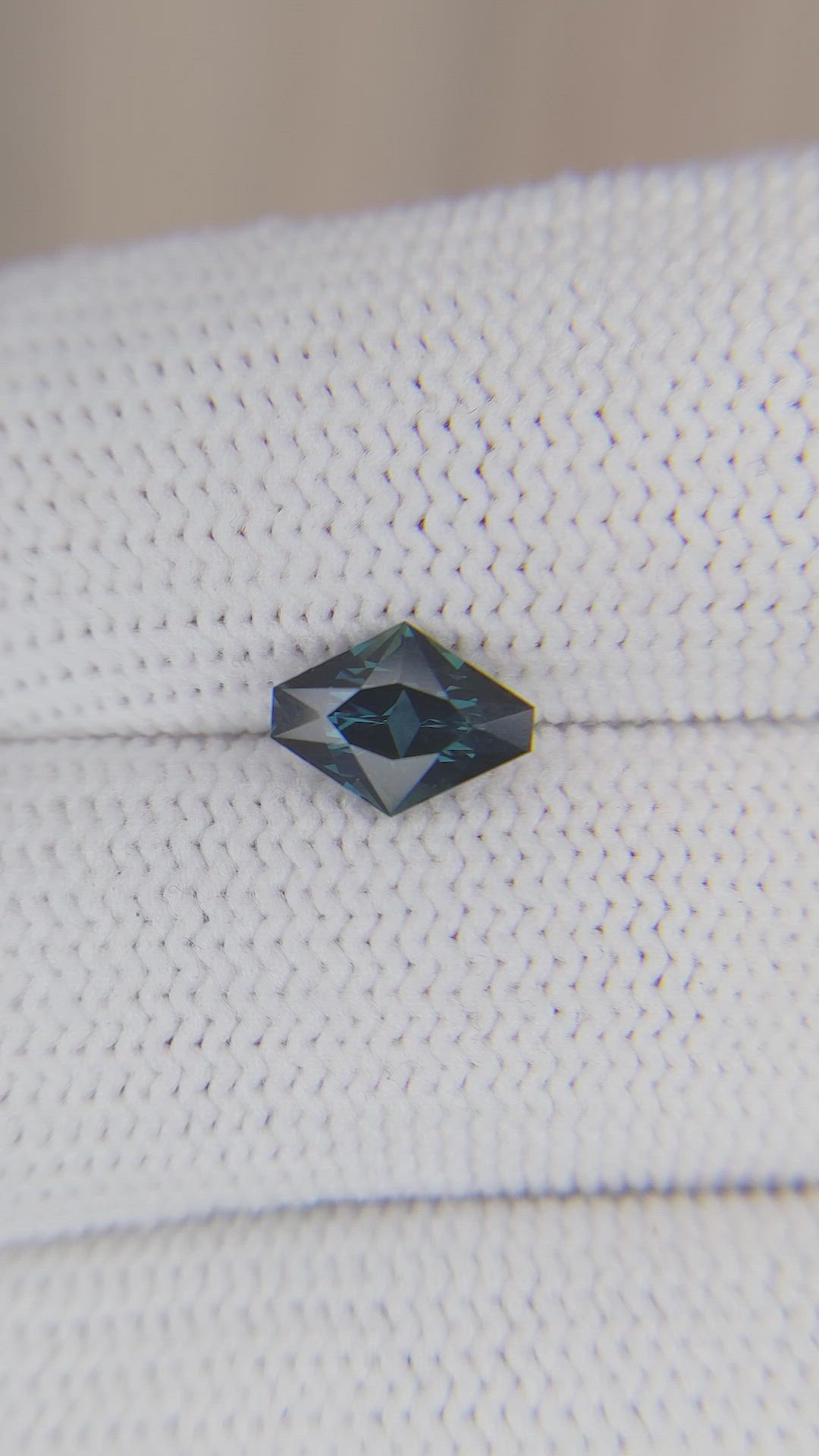 1.22 Ct. Bluish Green Sapphire from Ceylon (Sri Lanka) Size Video
