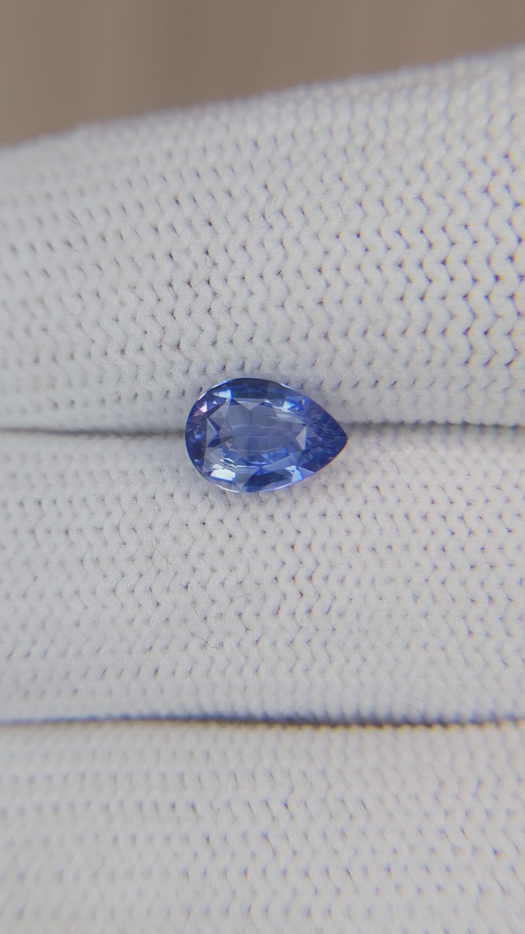 1.54 Ct. Blue Sapphire from Ceylon (Sri Lanka) Size Video