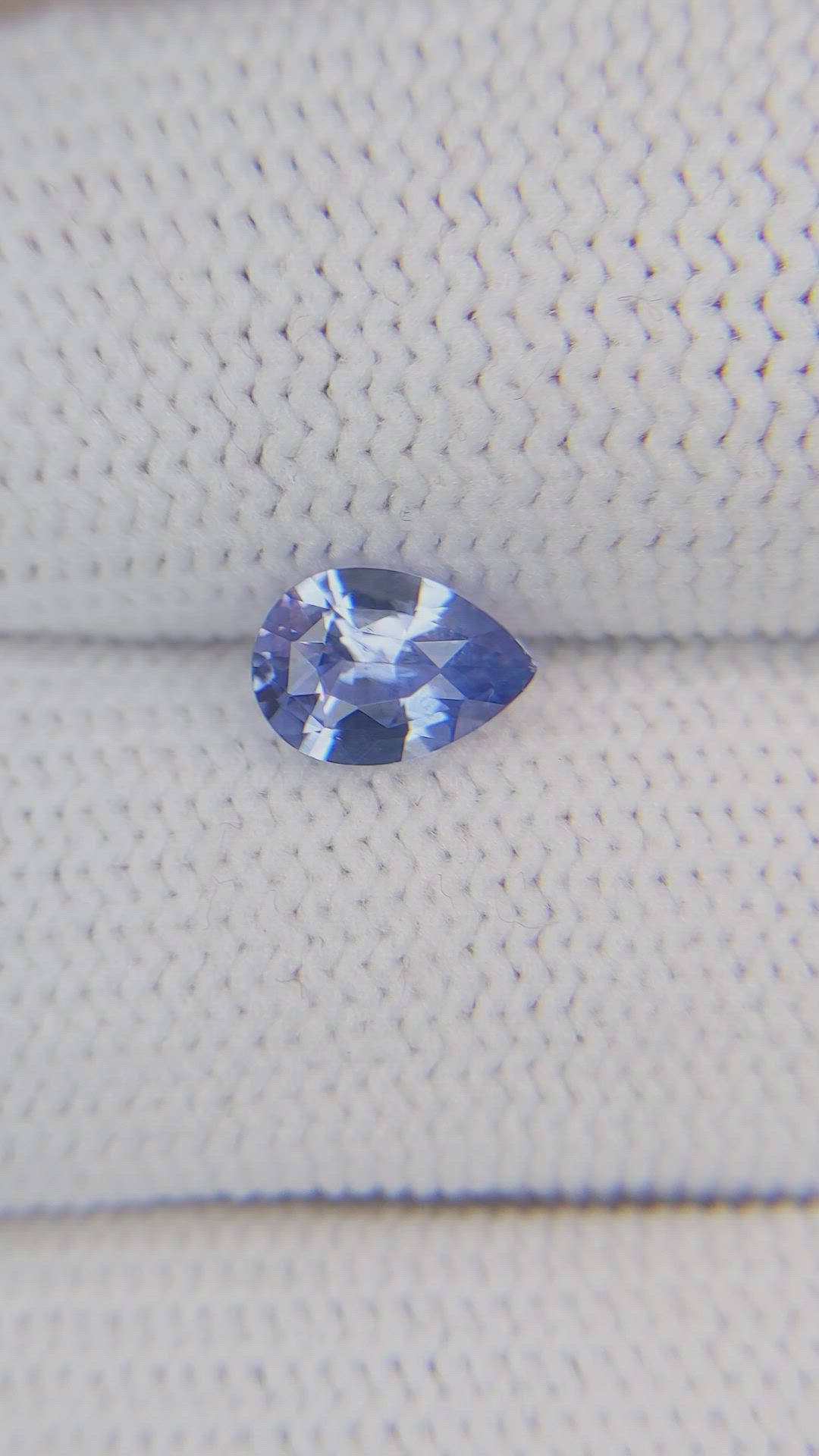 1.10 Ct. Blue Sapphire from Ceylon (Sri Lanka) Size Video