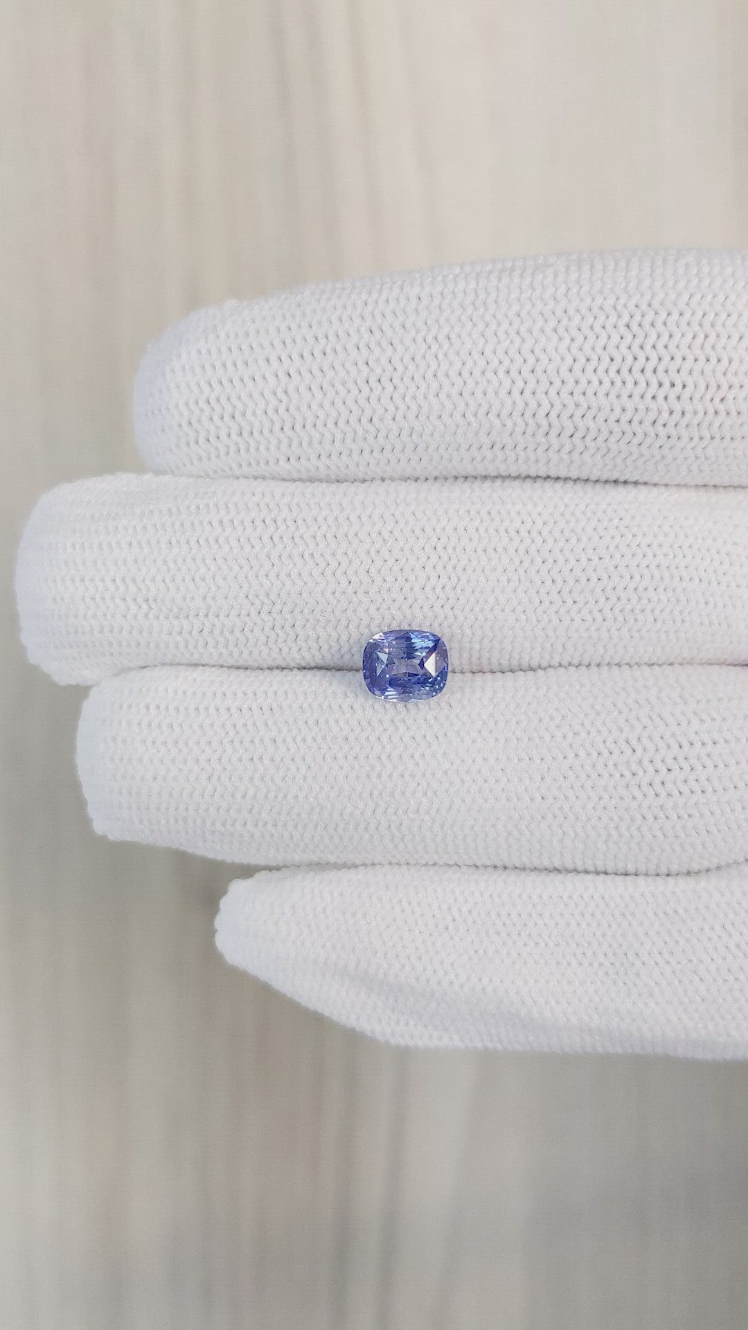 1.60 Ct. Blue Sapphire from Ceylon (Sri Lanka) Size Video