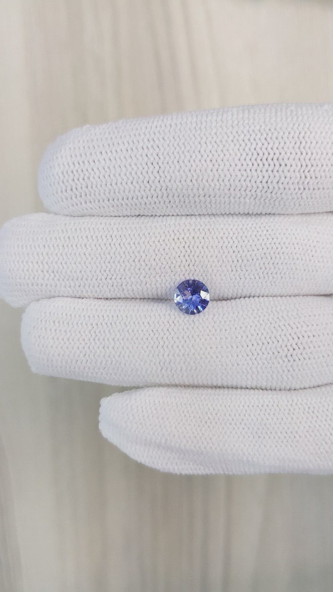 1.14 Ct. Blue Sapphire from Ceylon (Sri Lanka) Size Video