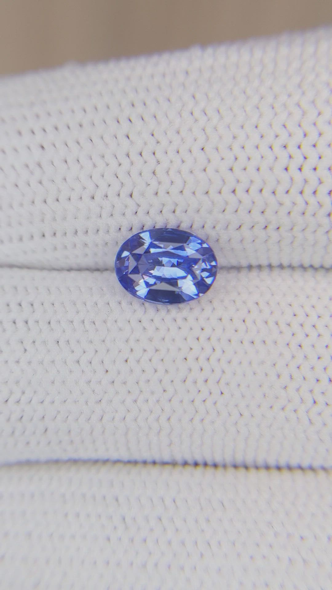 1.56 Ct. Blue Sapphire from Ceylon (Sri Lanka) Size Video